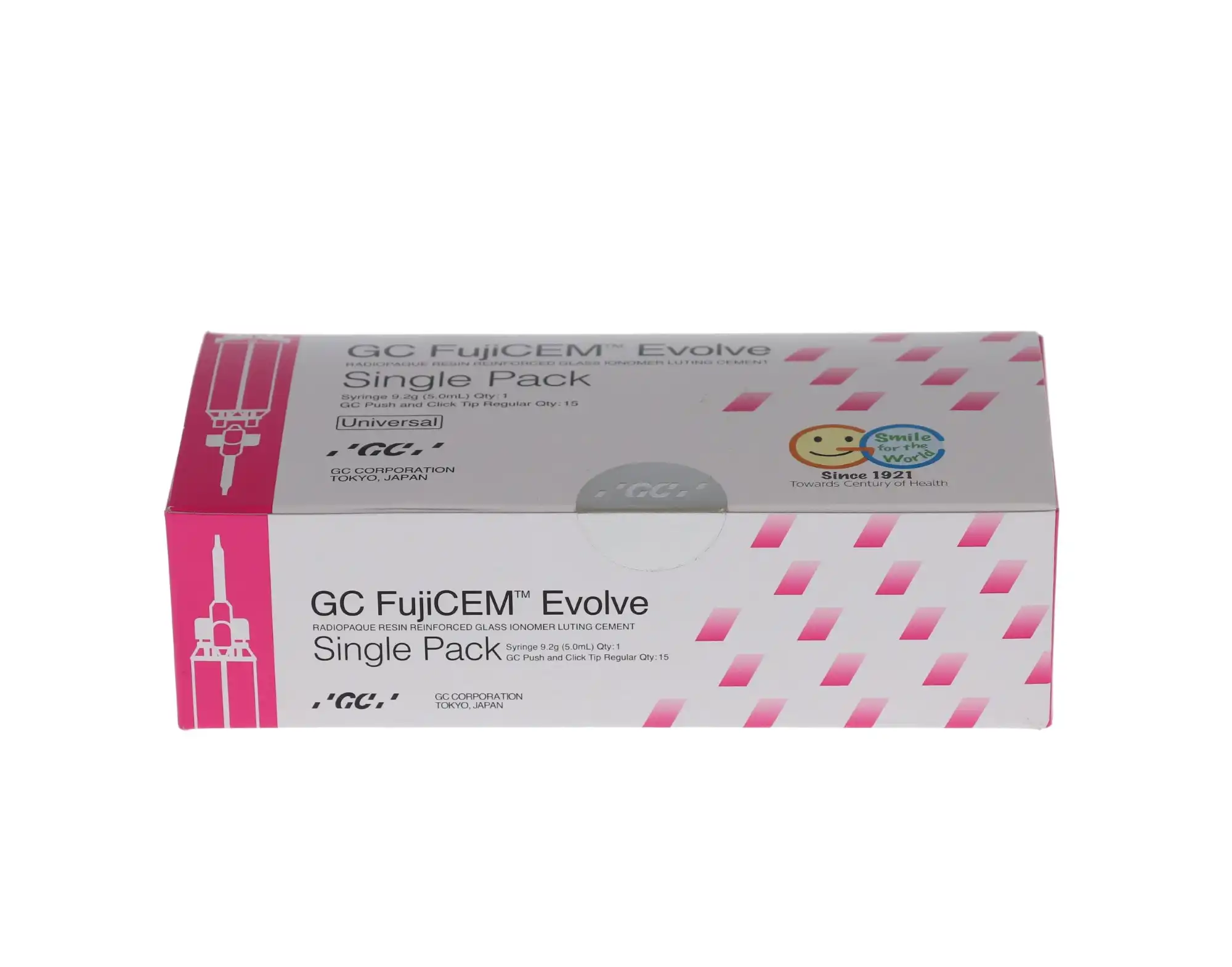 FujiCEM Evolve Universal Luting Cement, Single Pack, 9.2 g Syringe with 15 Mixing Tips, 1/Pk thumbnail 3
