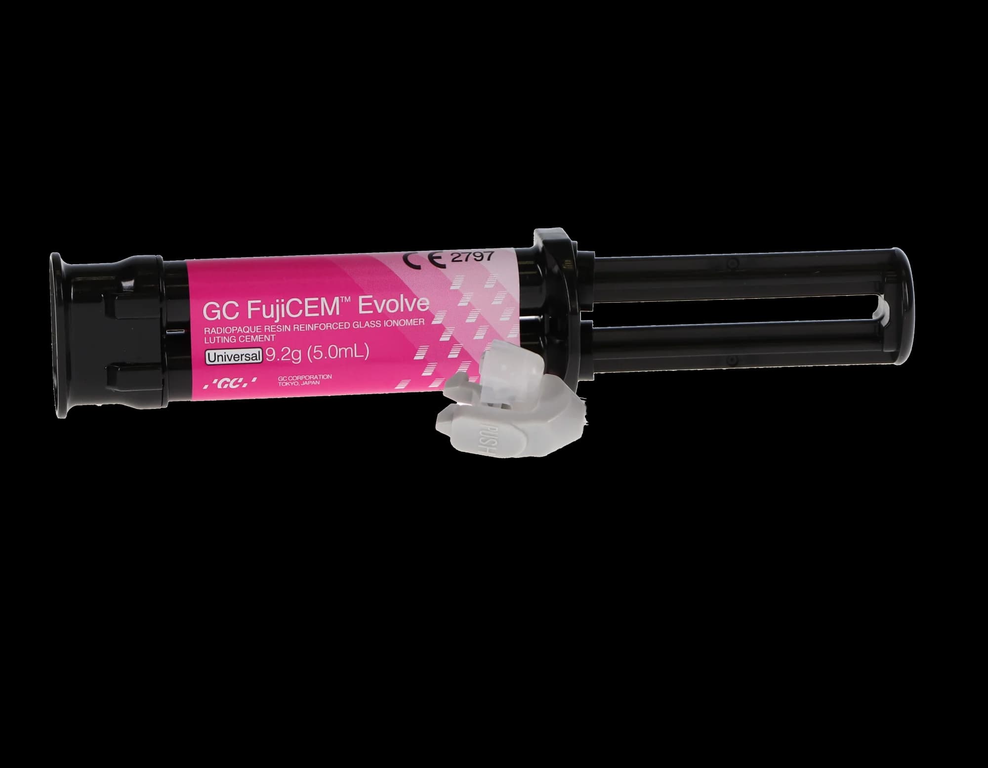 FujiCEM Evolve Universal Luting Cement, Single Pack, 9.2 g Syringe with 15 Mixing Tips, 1/Pk thumbnail 5