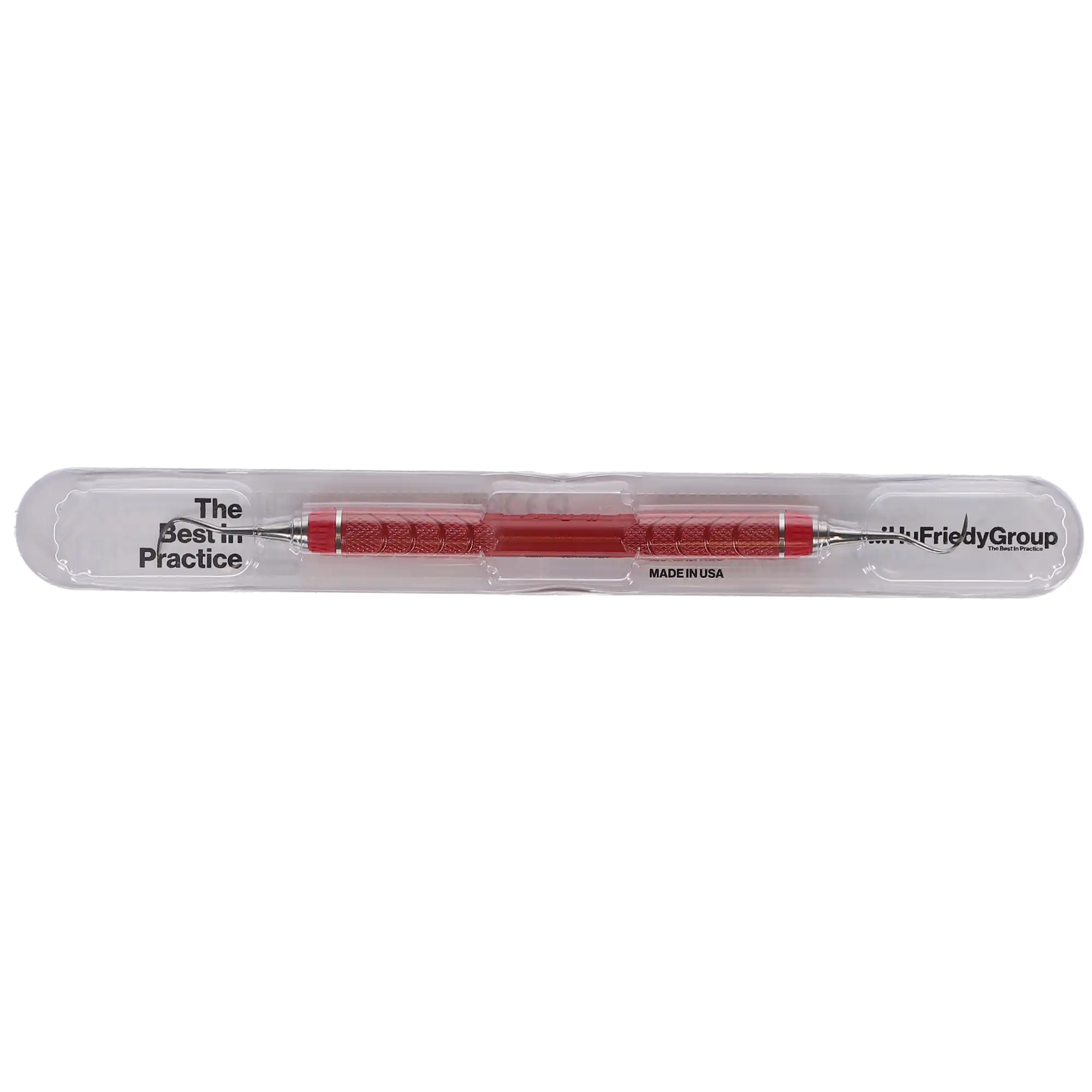Hu-Friedy Nevi 4 Posterior Sickle Scaler, Double-Ended, Resin 8 Colors Handle (Red), EverEdge 2.0, SCNEVI4C8E2 thumbnail 5