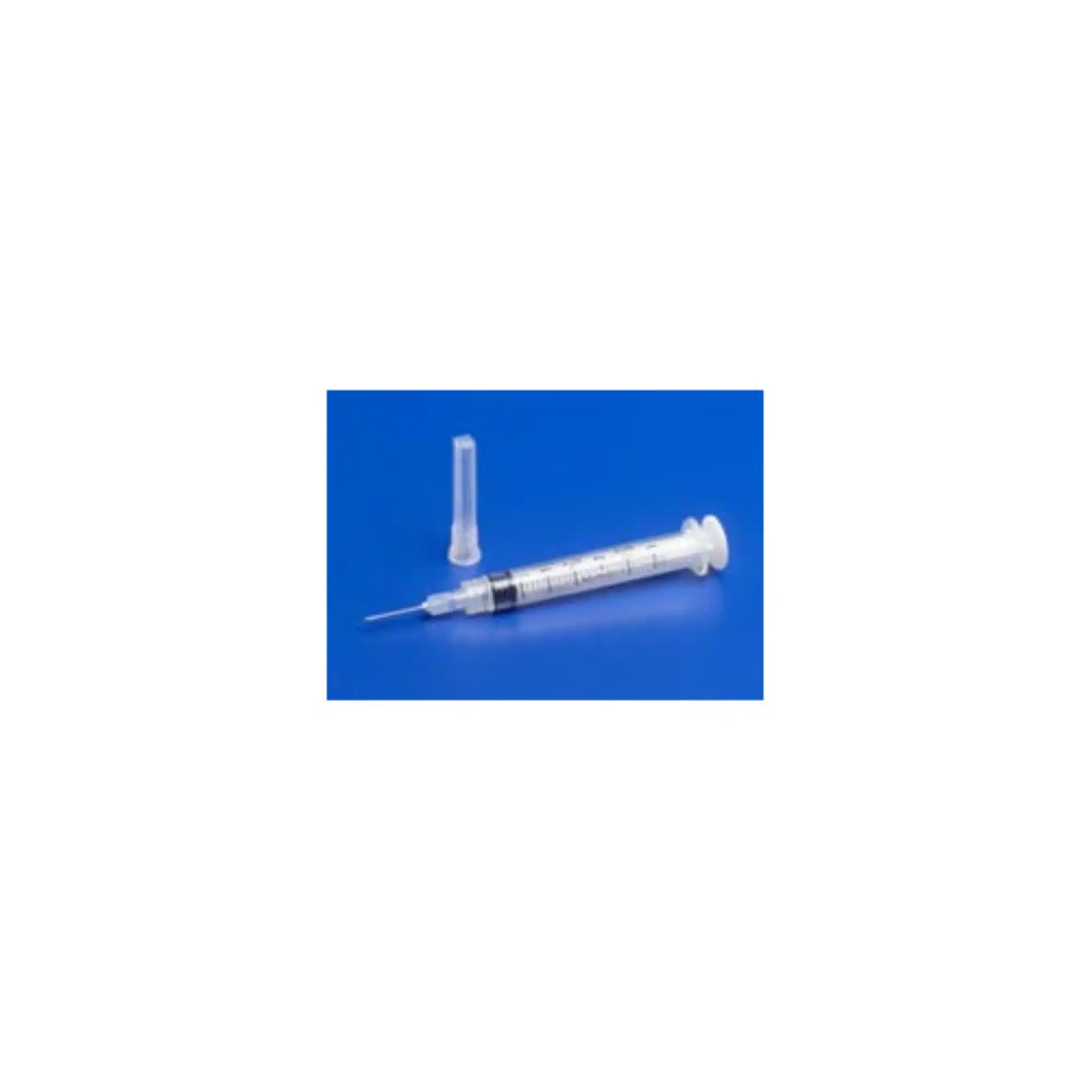 Monoject Luer-Lock Endodontic Syringe, 3 ml, 0.1 cc Graduations, 100/Pk - Monoject Luer Lock Endodontic Syringes, with 0.1 cc Graduations, 3 ml, 100/Pk - Image 1