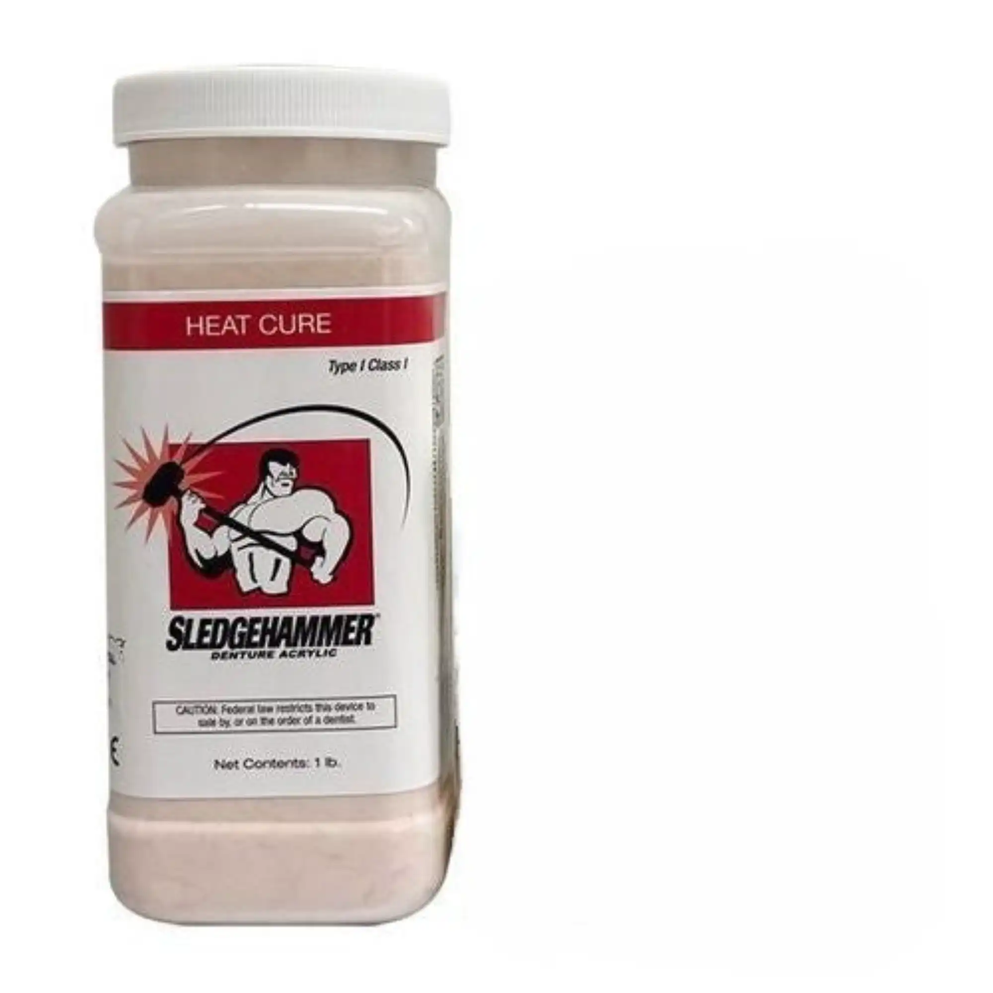 Keystone Sledgehammer Self-Cure Denture Acrylic Powder, Original Shade, 1 lb (Powder Only) thumbnail 2