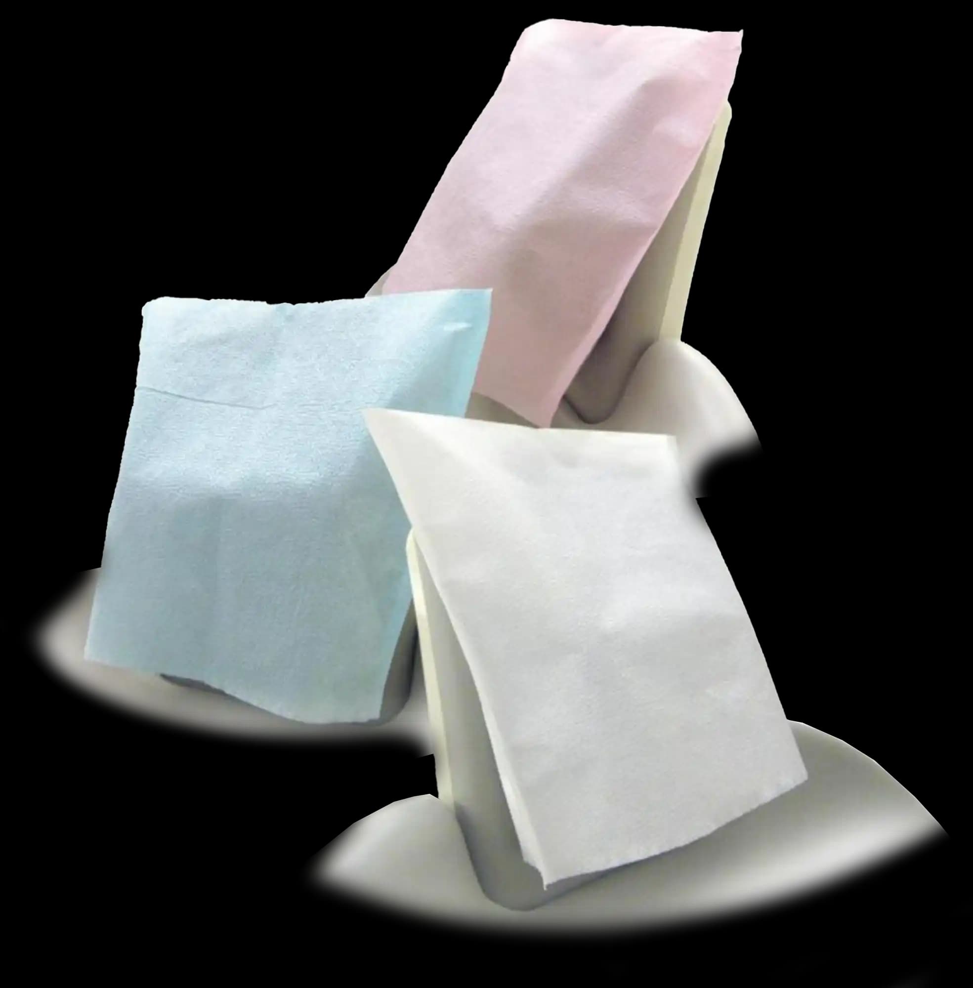 SafeBasics Tissue/Poly Headrest Covers, 10" x 10", Lavender, 500/Pk, 3020 - SafeBasics Tissue/Poly Headrest Covers, 10" x 10", Lavender, 500/Pk, 3020 - Image 1
