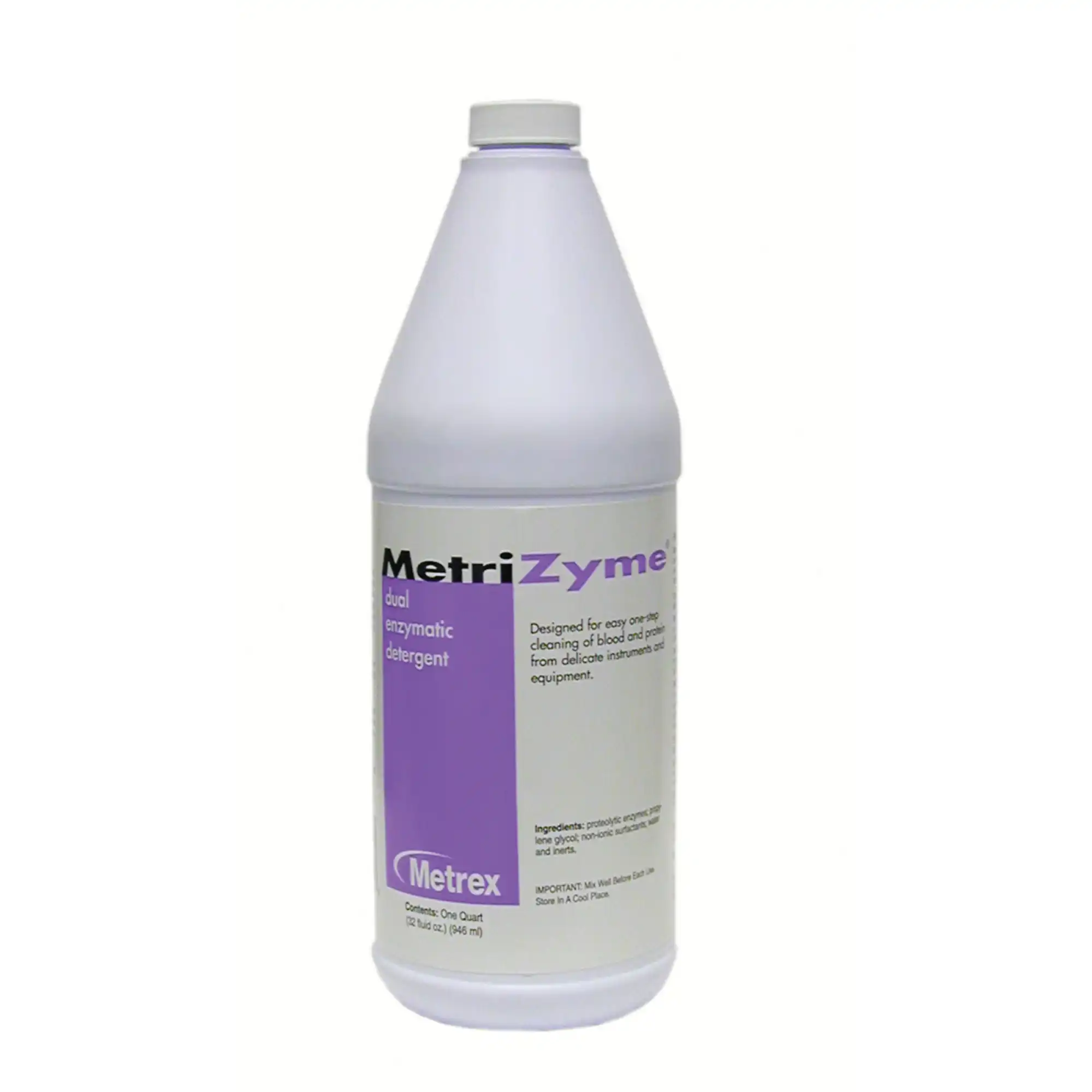 MetriZyme Dual Enzymatic Detergent, pH 7, 1 Qt (32 oz) Bottle, Mint Scent, Low Foaming, 1/Pk thumbnail 6