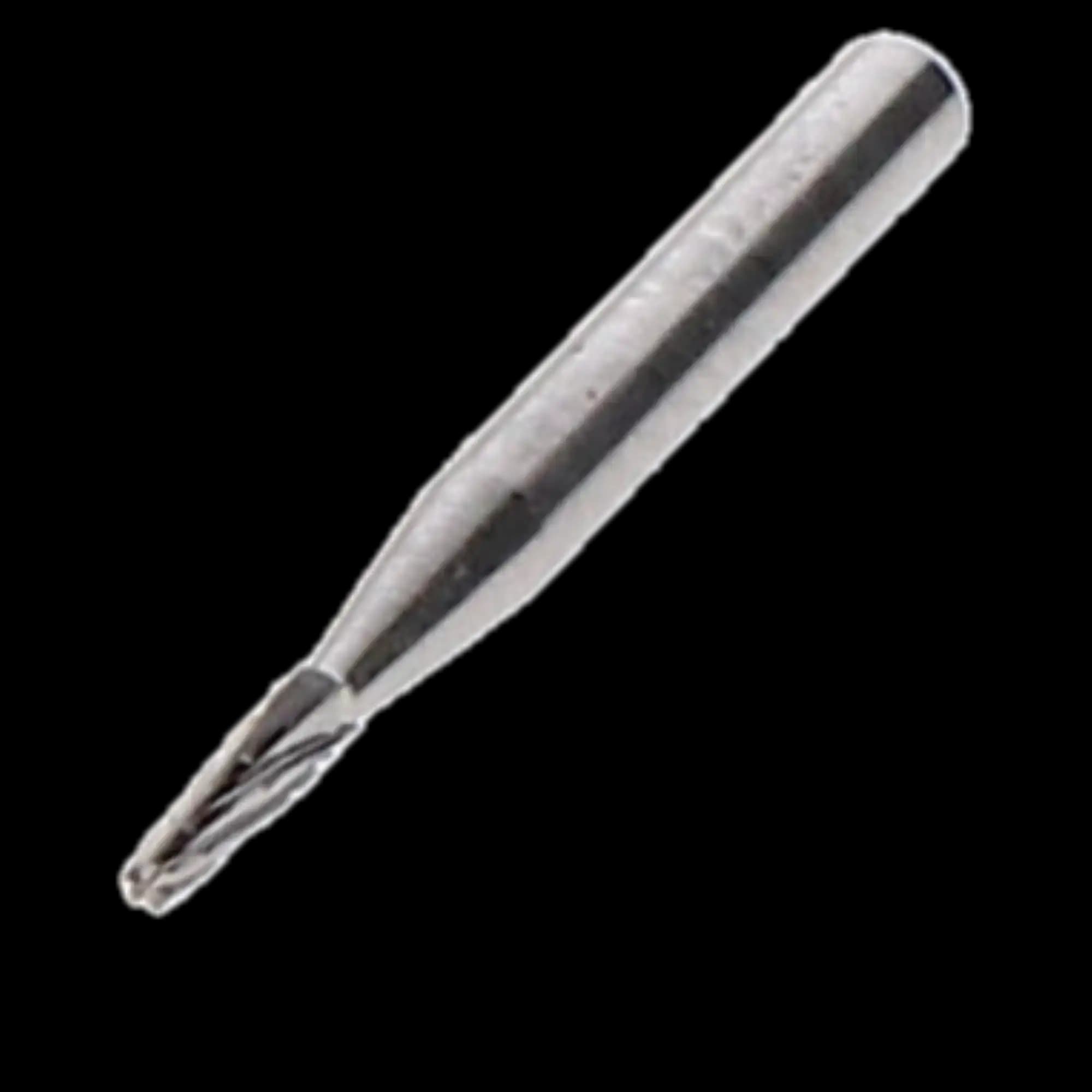 Defend Operative Carbide Burs, FG, Tapered Cross Cut Fissure, #700, 1.0 mm, 10/Pk, FG-700 - Defend Operative Carbide Burs, FG, Tapered Cross Cut Fissure, # 700, 1.0 mm, 10/Pk, FG-700 - Image 1