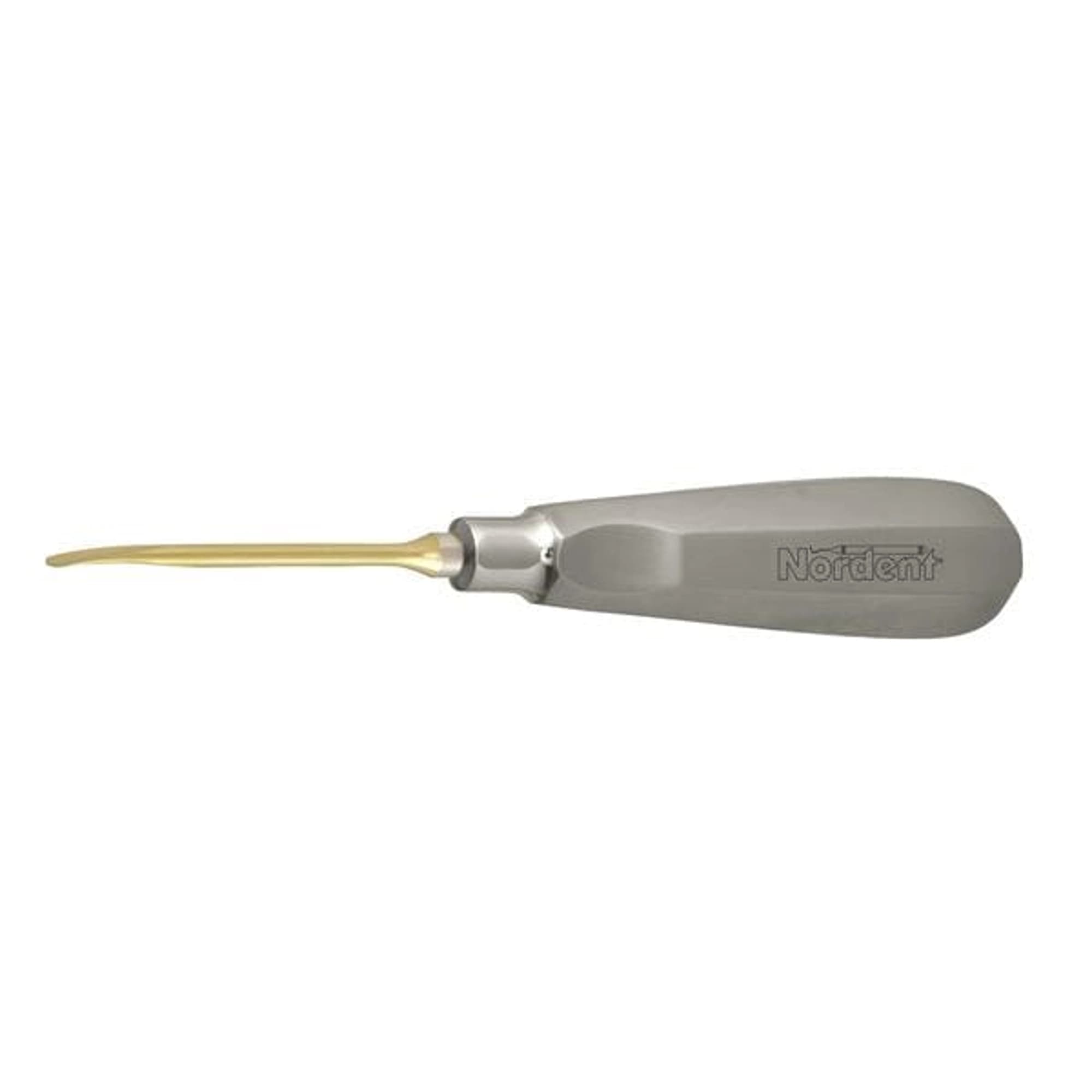 Nordent Luxating Elevator, #3CT, Curved, 3 mm, Titanium Nitride Coated, Stainless Steel Handle, 1/Pk, ELX3CT thumbnail 2
