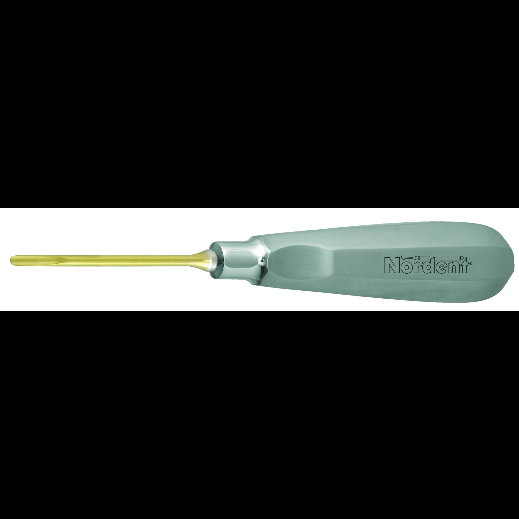 Nordent Luxating Elevator #3ST, Straight, 3 mm, Titanium Nitride Coated, Stainless Steel Handle, 1/Pk, ELX3ST thumbnail 2