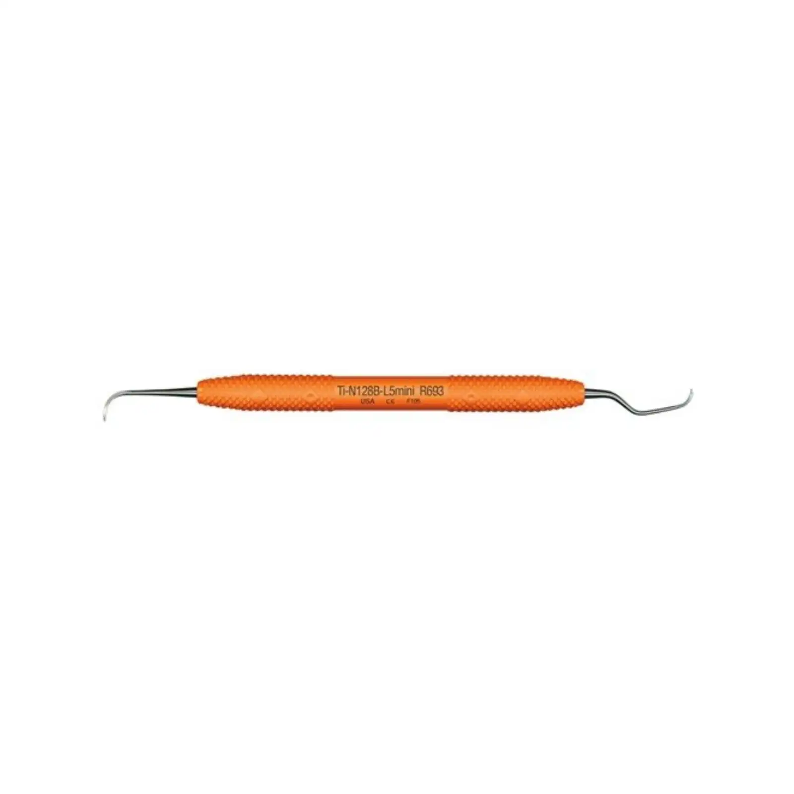 PDT Wingrove Titanium Implant Scaler, Double-Ended N128B/L5M, Orange Resin Handle, 1/Pk, R693 thumbnail 2
