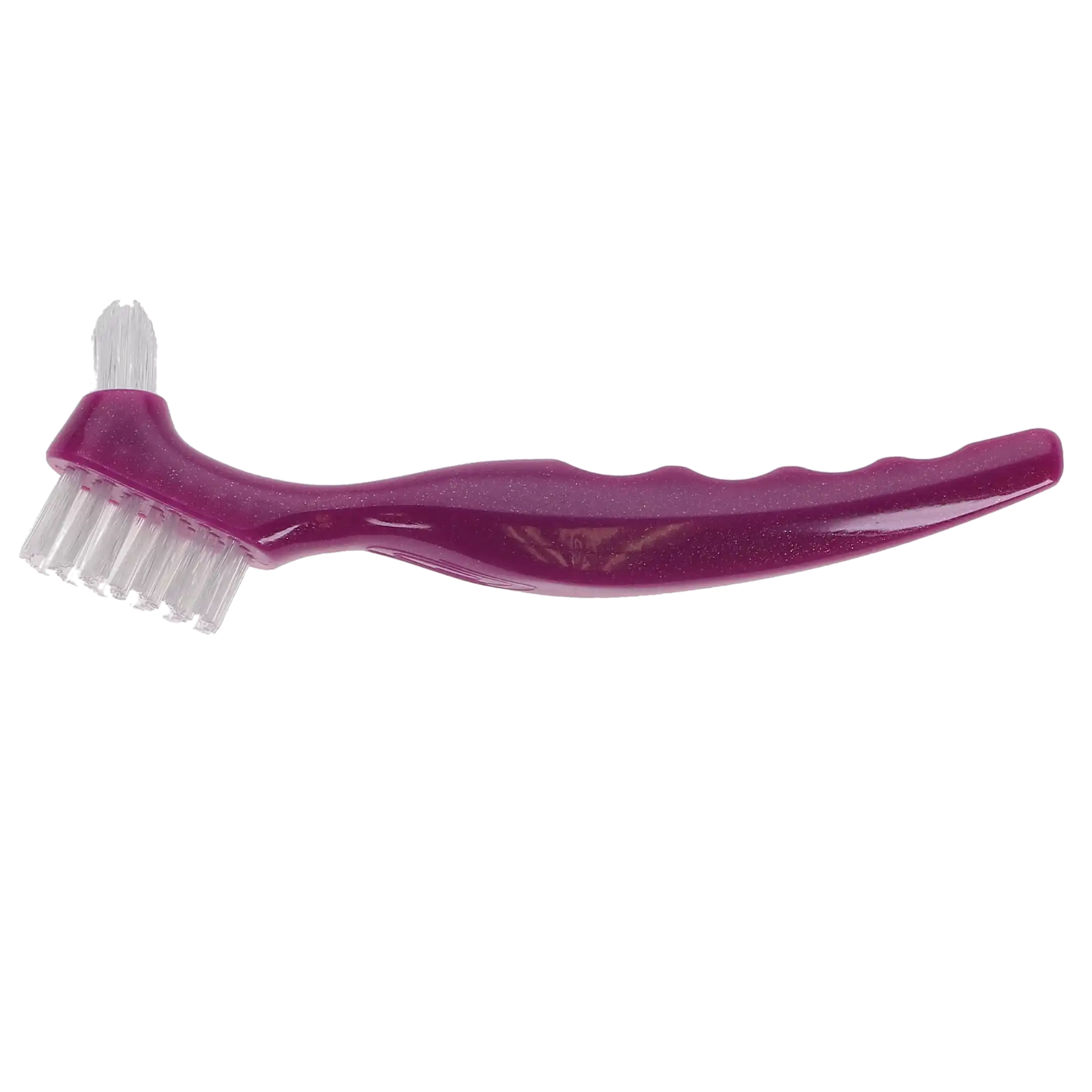 Plasdent CareBrush Denture Brushes, Assorted Colors, Angled Standard with Ergonomic Handle, 12/Pk, 20040-A thumbnail 5