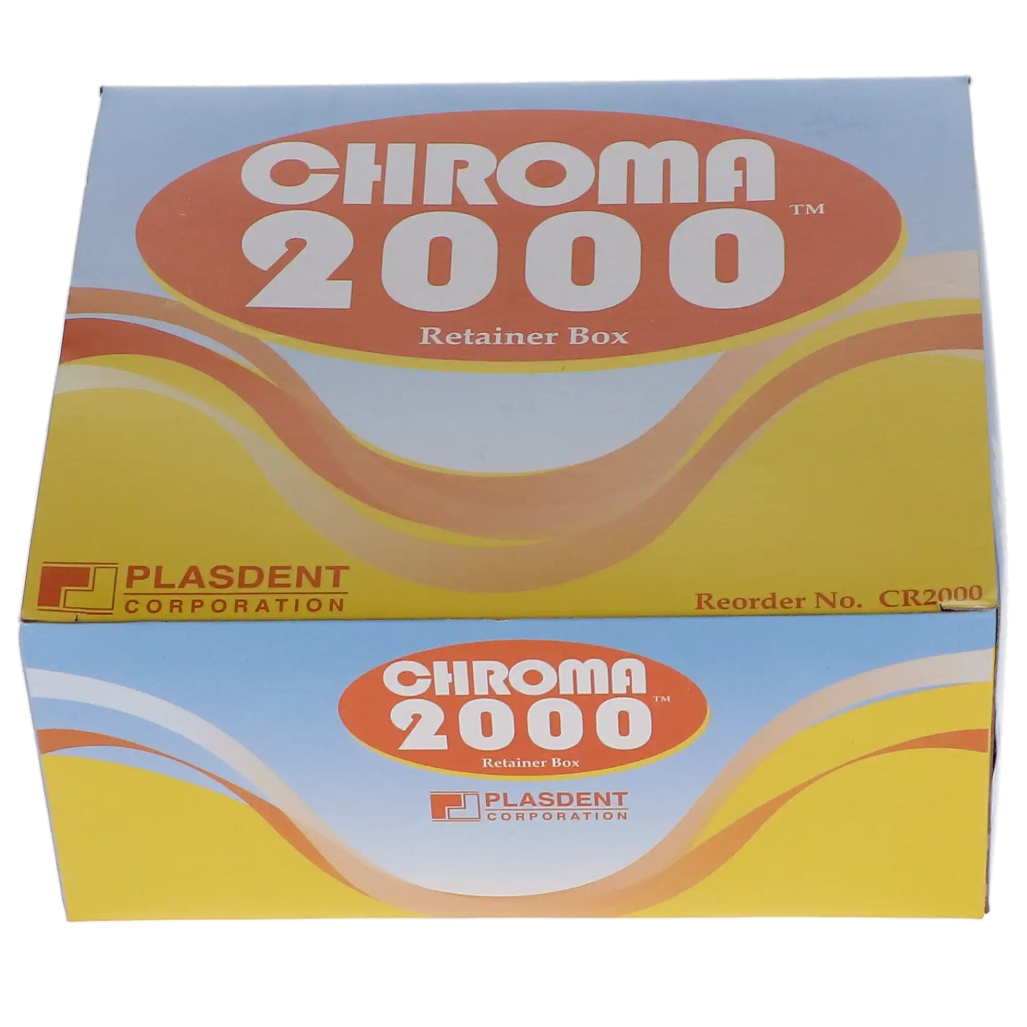 Chroma Retainer Box, 3-1/8" x 3" x 1", Dark Blue, 12/Pk, CR2000-2X thumbnail 5