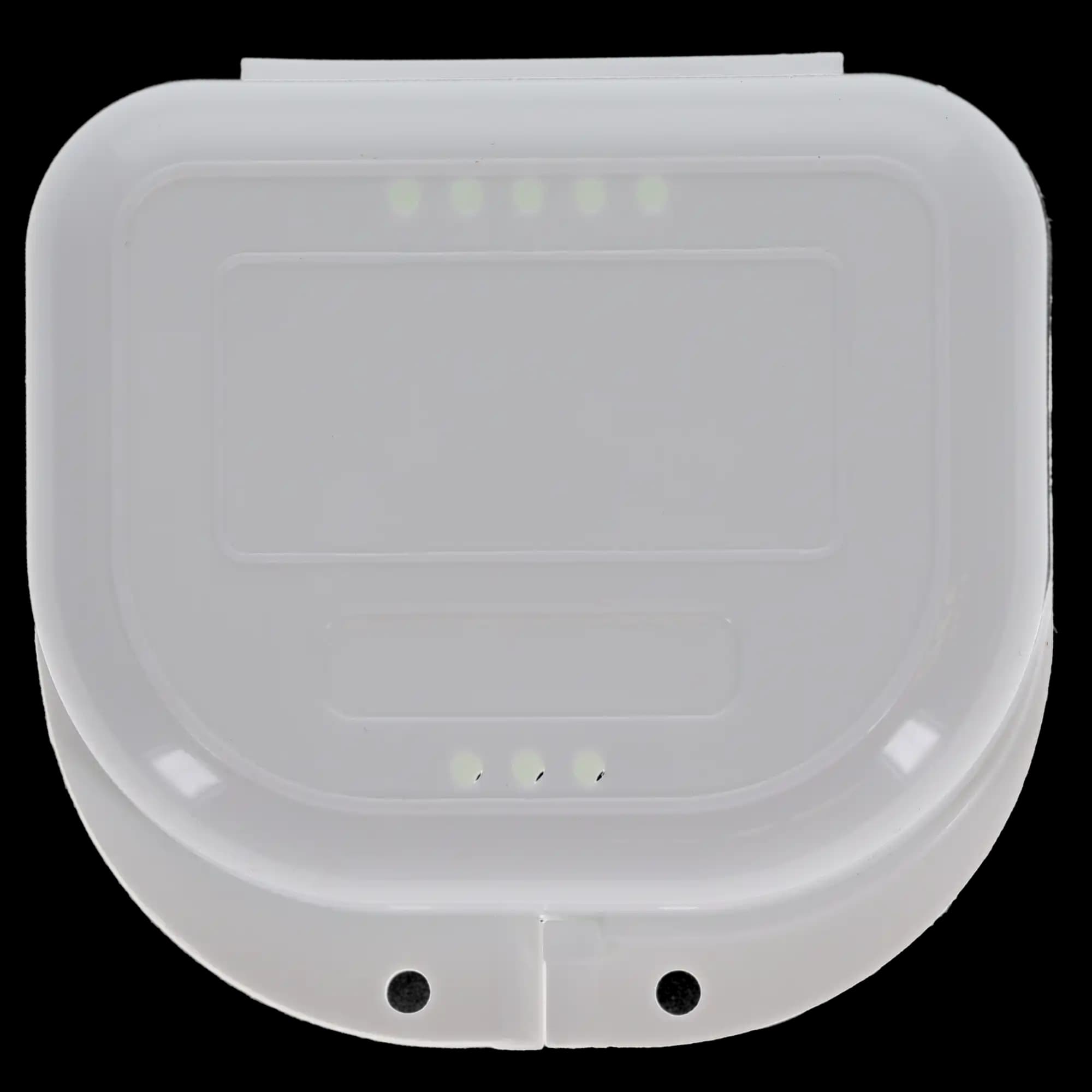 Plasdent Chroma Retainer Box, Hard Plastic, Vented, White, 3-1/8" x 3" x 1", 12/Pk, CR2000-1N thumbnail 6