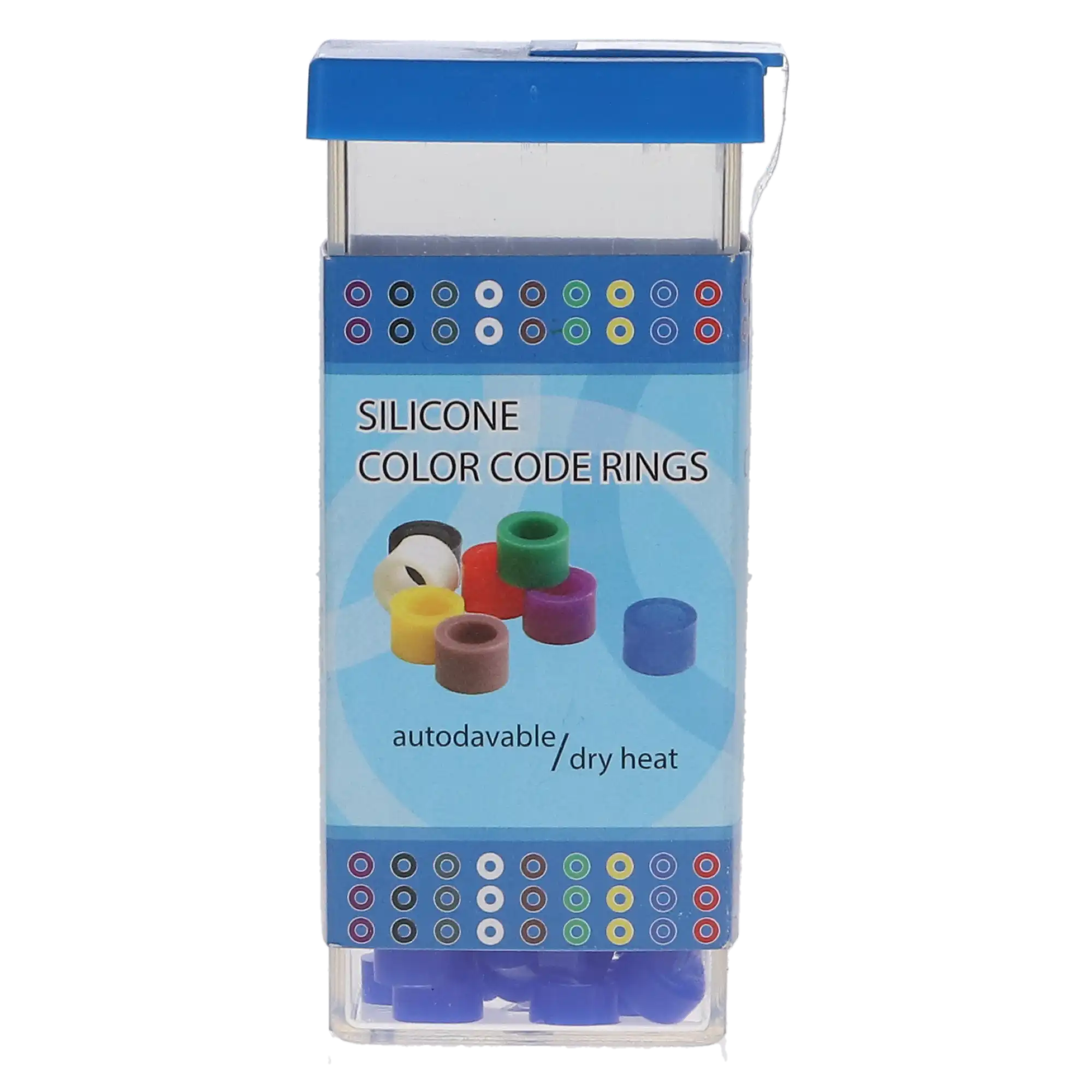 Plasdent Silicone Instrument Color Code Rings, Large (1/4"), Dark Blue, 60/Pk, 205CD-2X thumbnail 4