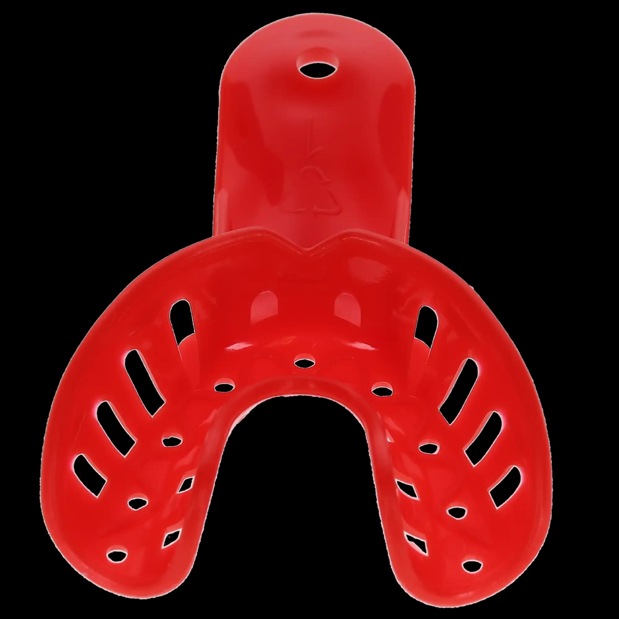 Excellent-Colors Ortho Impression Trays, Perforated, #1 Small Lower, Child, Red, 25/Pk, ITO-1L thumbnail 2