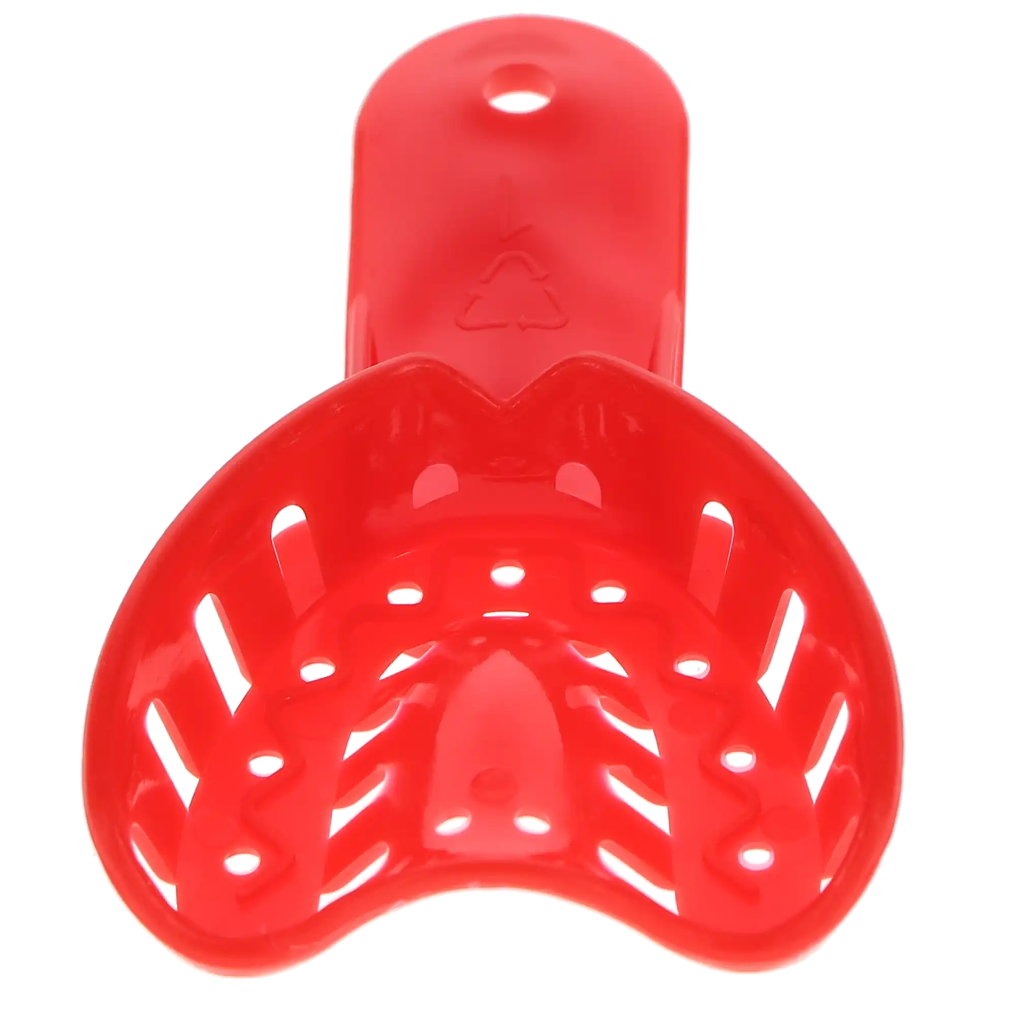 Excellent-Colors Ortho Impression Trays #1 Small Upper, Child, Red, Perforated, Disposable, 25/Pk, ITO-1U thumbnail 2