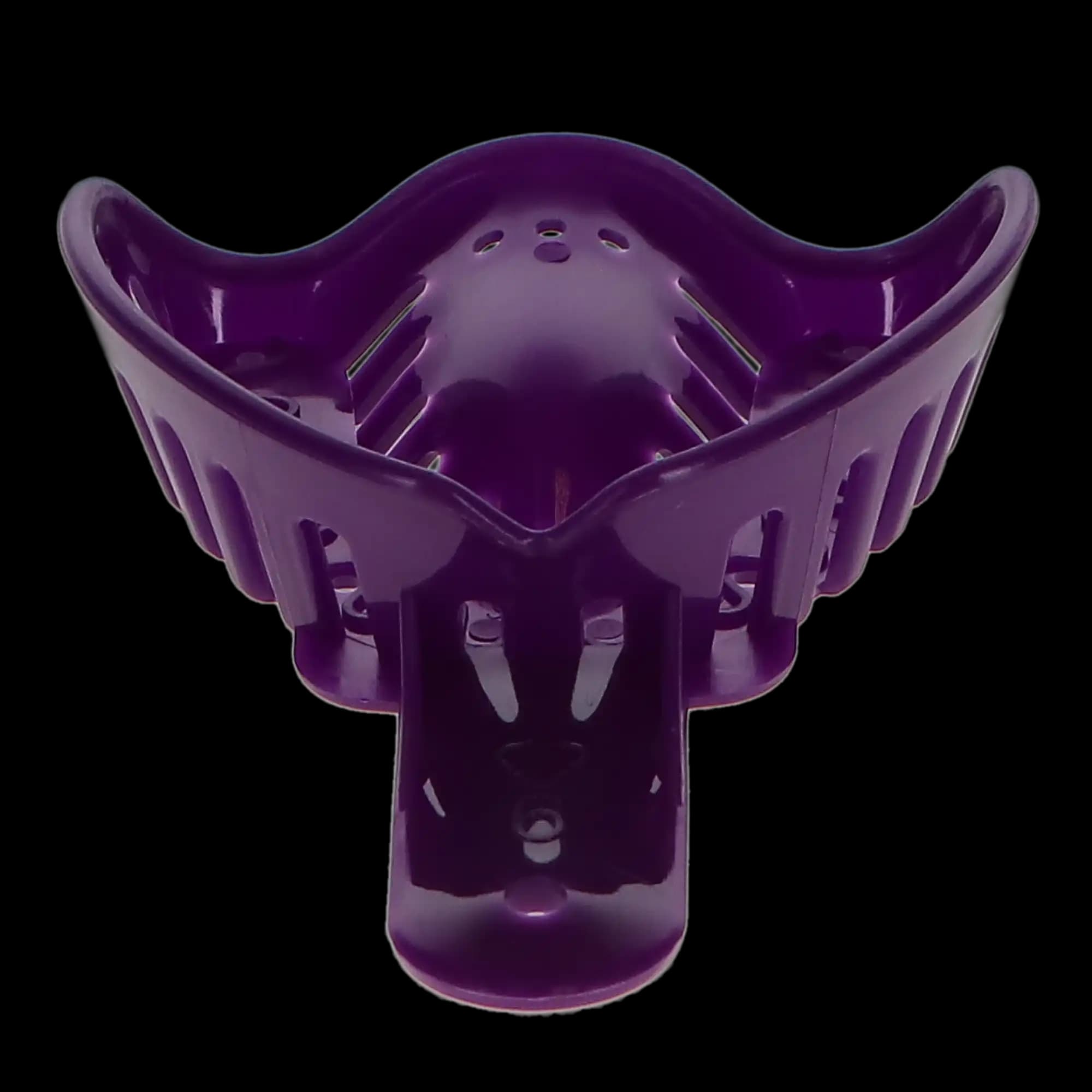 Excellent-Colors Disposable Orthodontic Impression Trays, #6 Large Upper, Adult, Purple, Perforated, 25/Pk, ITO-6U thumbnail 2