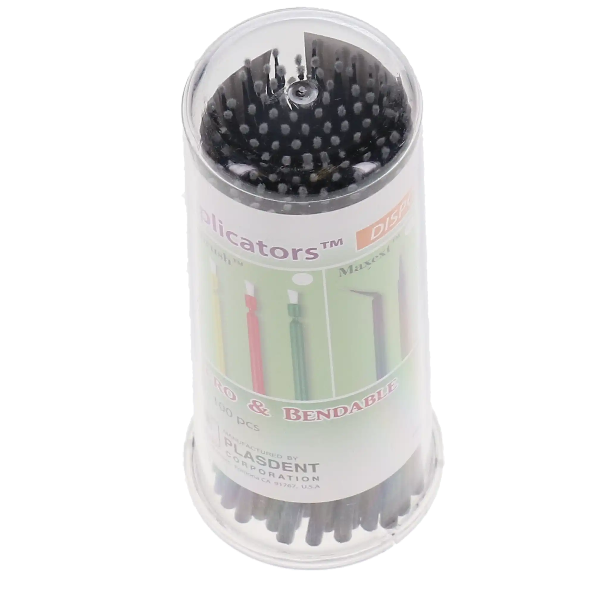MaxMicro Disposable Micro Applicators, 0.5 mm Ultra Fine Tip, Black, 100/Pk, 600-UF-11 thumbnail 3