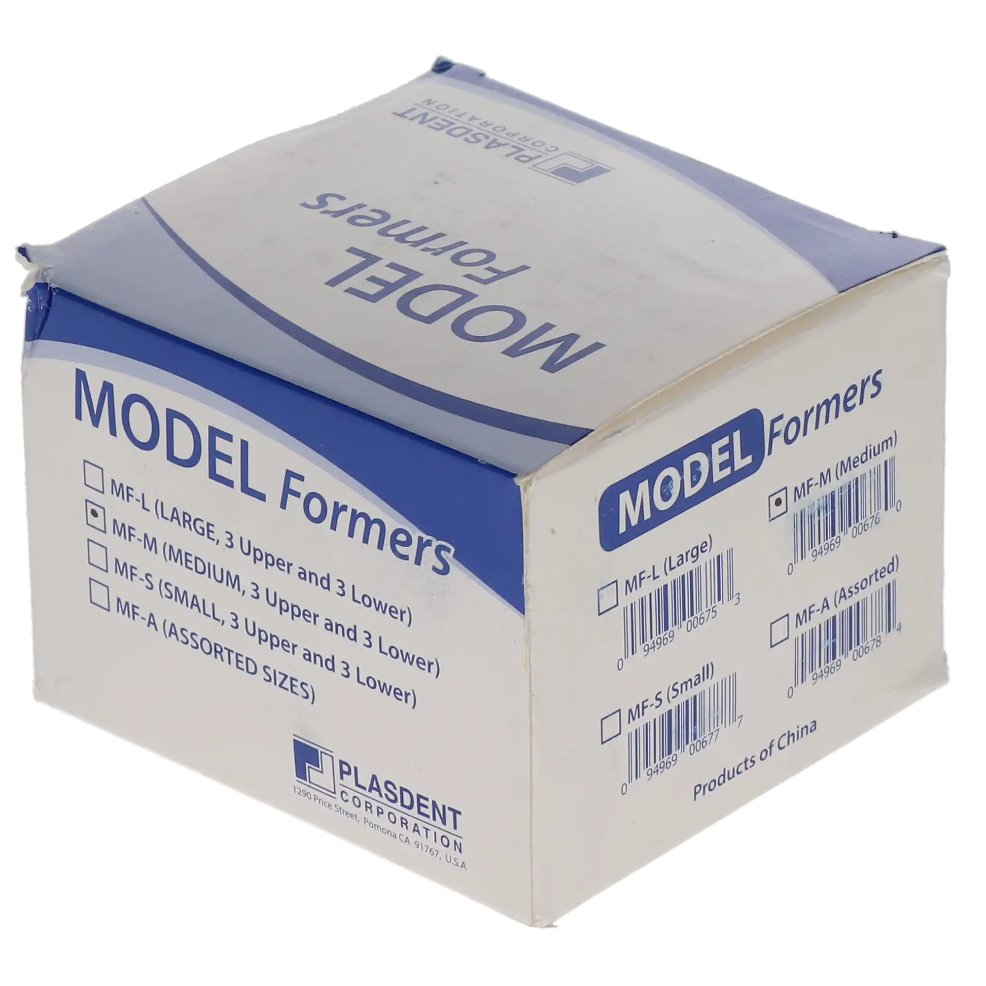 Plasdent Model Formers, Upper & Lower Rear, Medium, Green, 3 Upper & 3 Lower per Pack, MF-M thumbnail 4