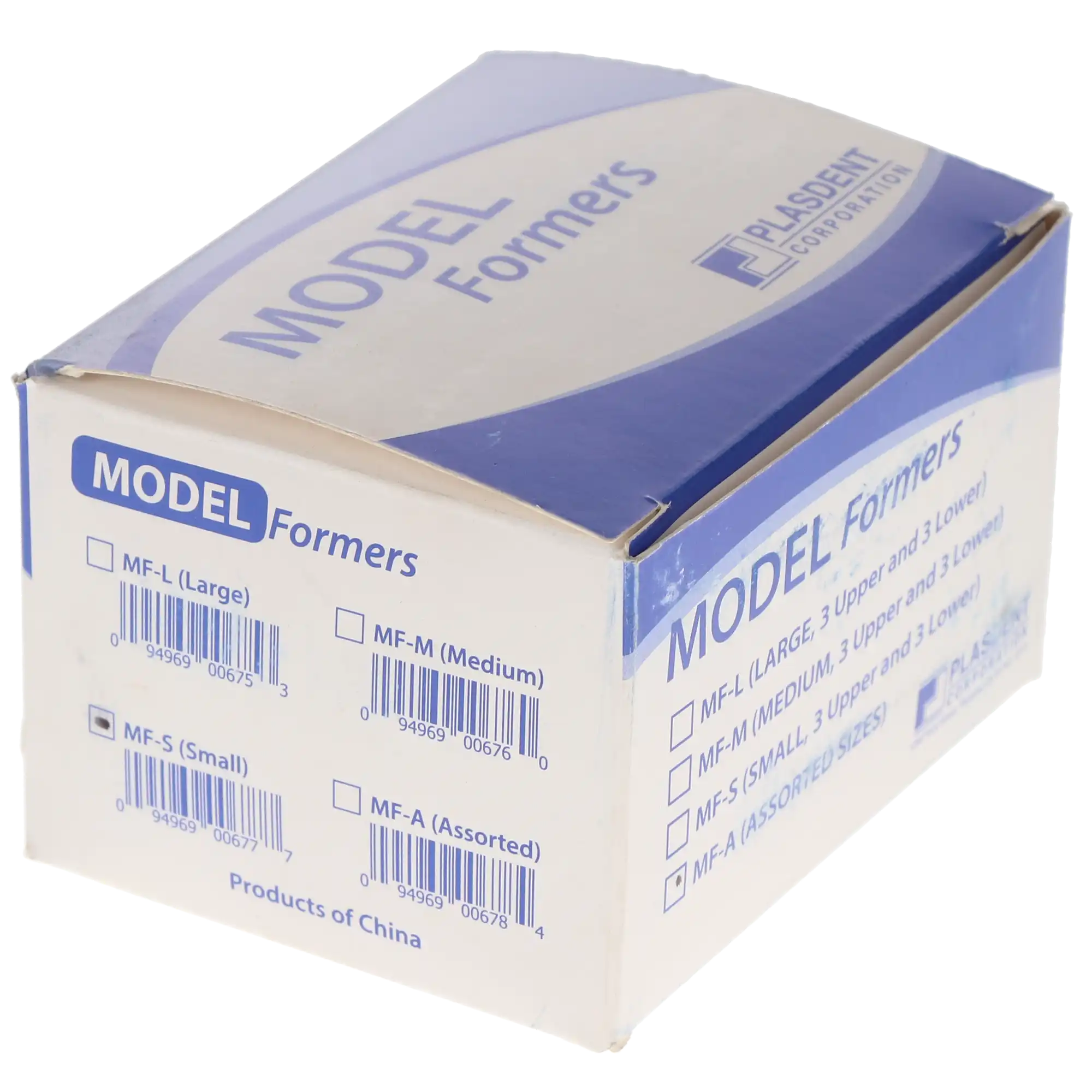 Plasdent Model Formers, Upper & Lower Rear, Small, Yellow, 3/Pk, MF-S thumbnail 3