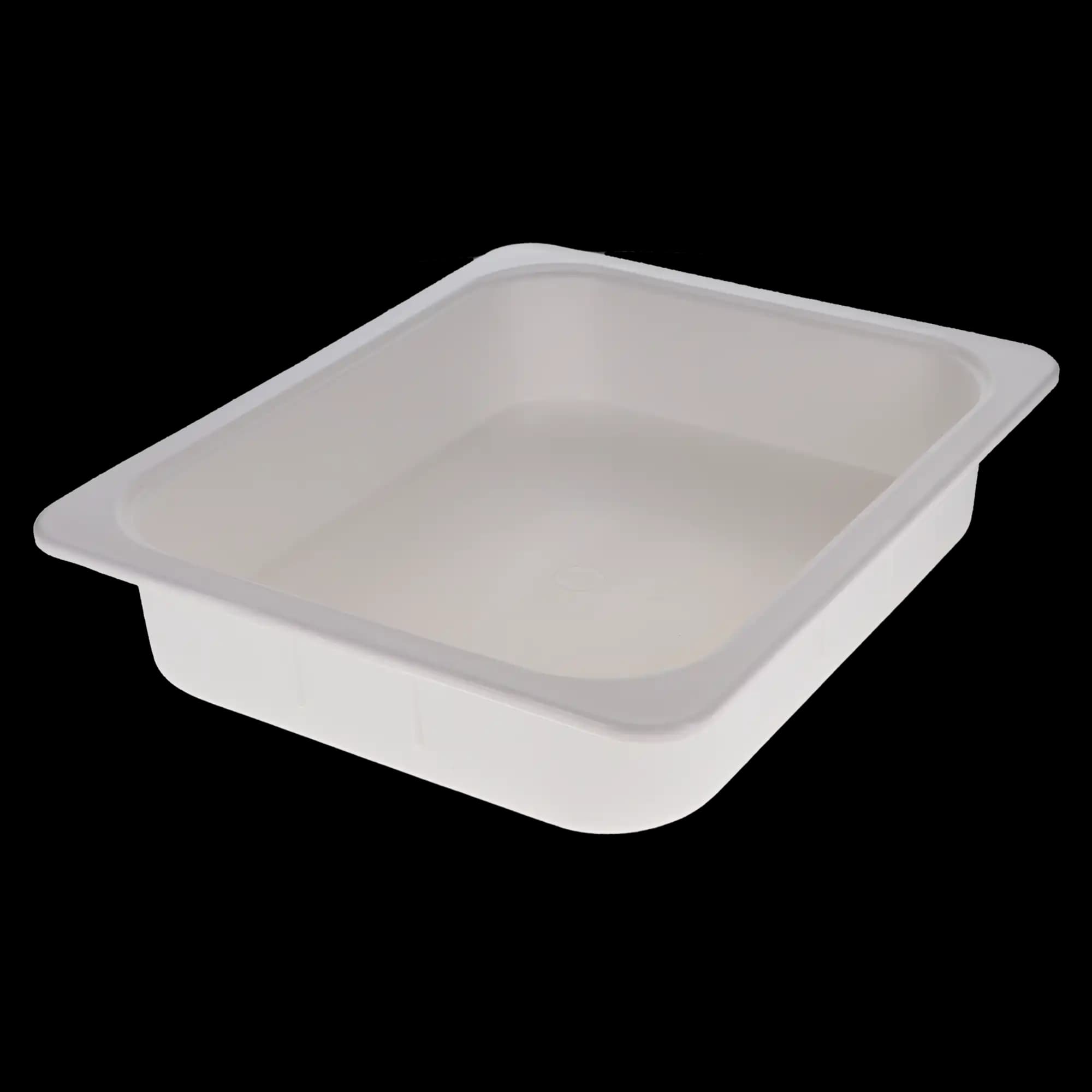 Plasdent Operation Tub, White, 9-3/8" x 11-1/2" x 2-5/8" with 3/4" Lip, 500TB-1 thumbnail 3