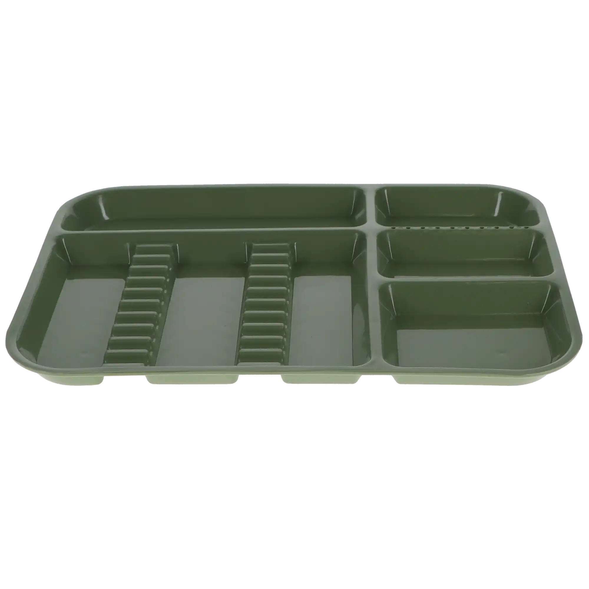 Plasdent Divided Set-Up Tray, Size B (Ritter), Green, 13-1/2" x 9-5/8" x 7/8", 1/Pk, 300BD-4 - Set-Up Trays, Size B, Divided - Green - Image 1