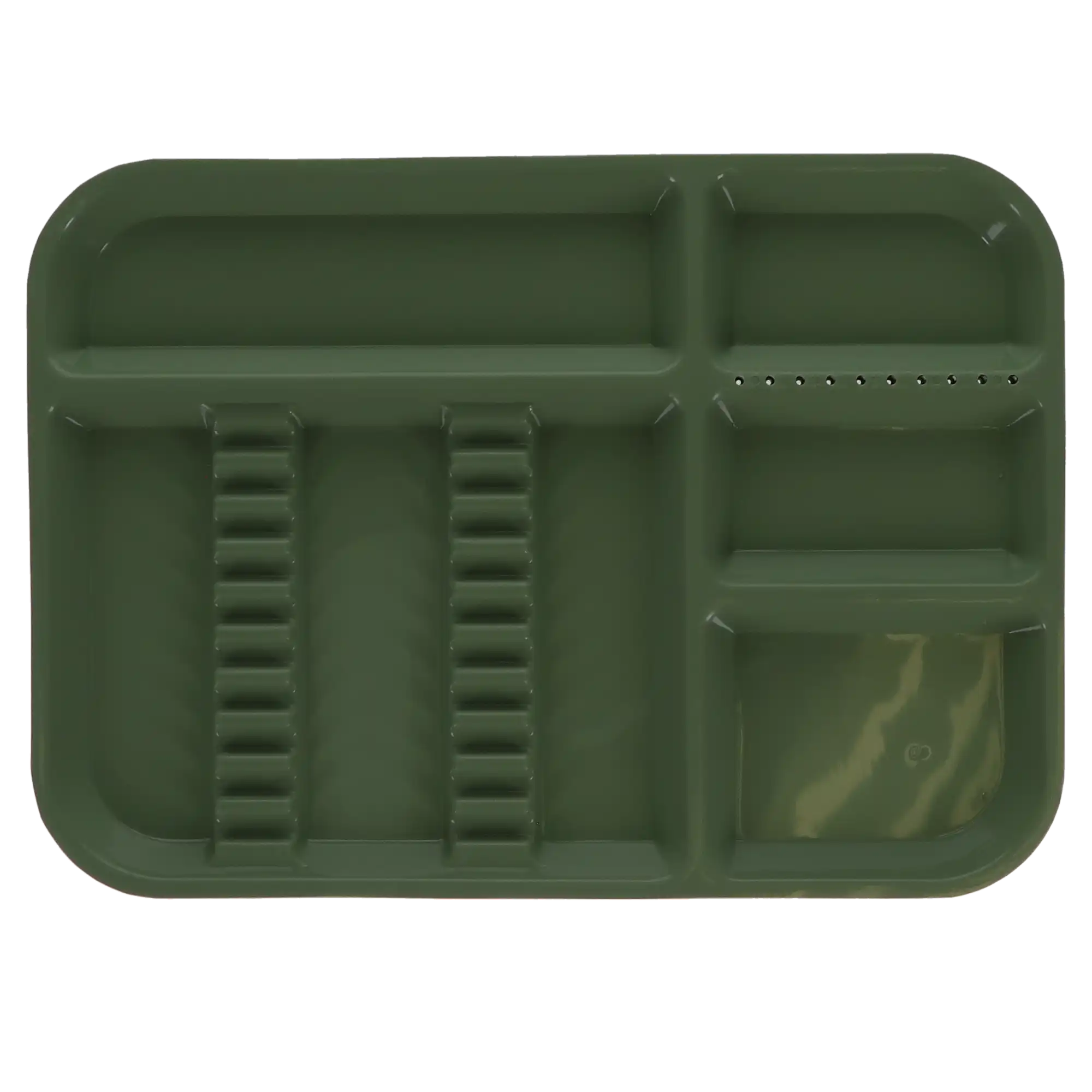 Plasdent Divided Set-Up Tray, Size B (Ritter), Green, 13-1/2" x 9-5/8" x 7/8", 1/Pk, 300BD-4 thumbnail 3
