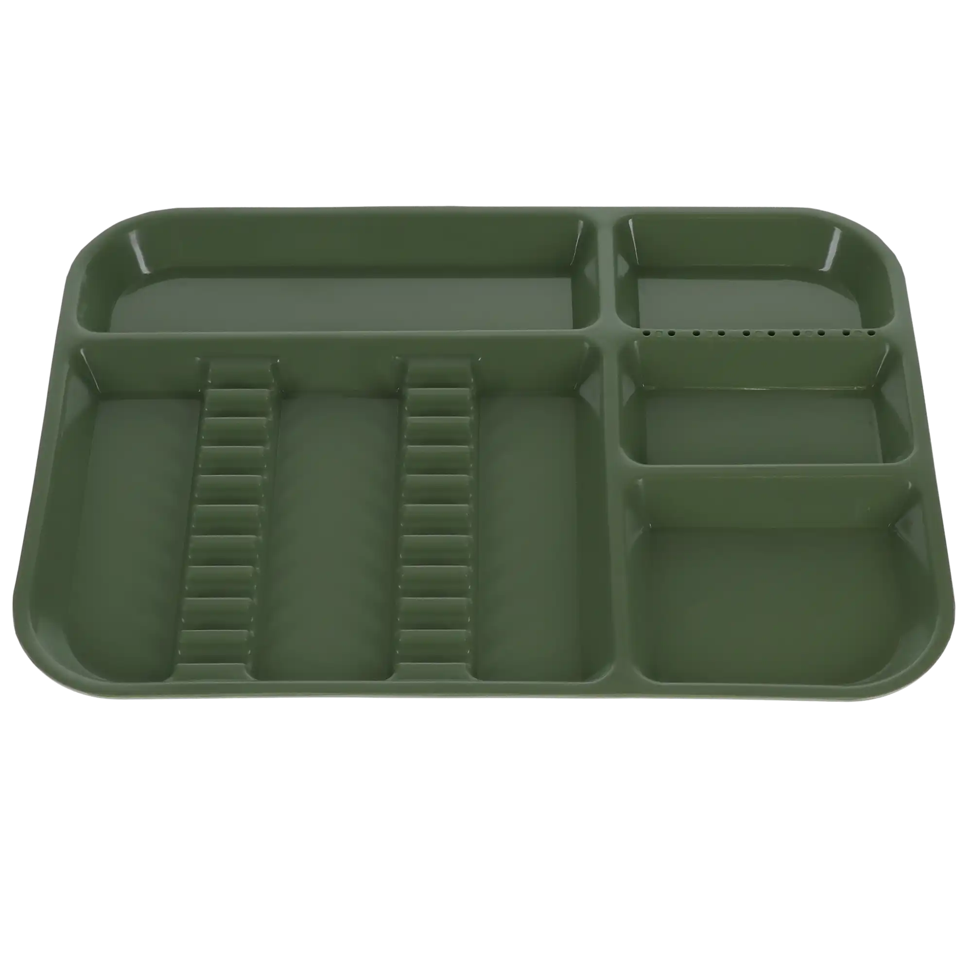 Plasdent Divided Set-Up Tray, Size B (Ritter), Green, 13-1/2" x 9-5/8" x 7/8", 1/Pk, 300BD-4 thumbnail 5