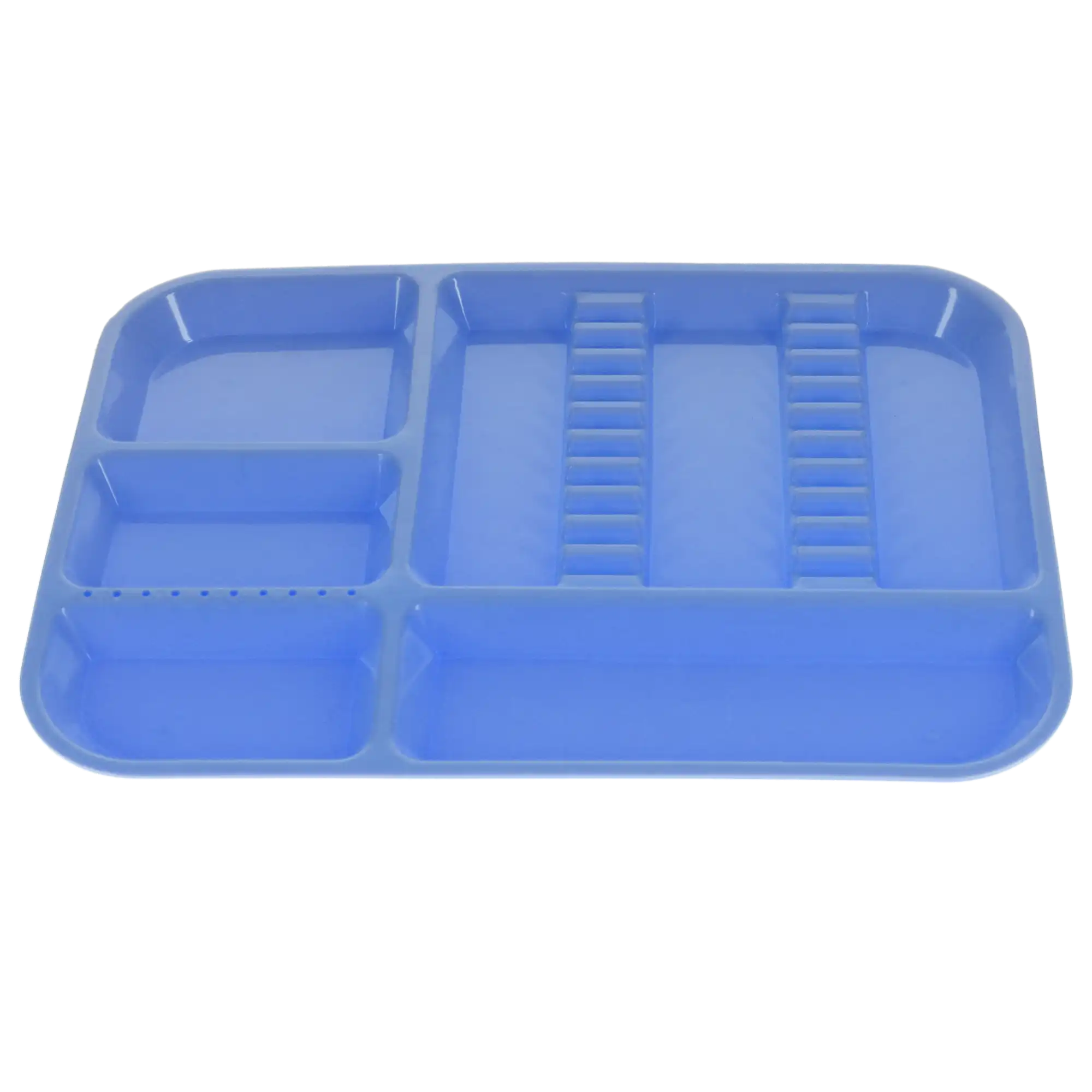 Plasdent Divided Set-Up Tray, Size B (Ritter), 13-1/2" x 9-5/8" x 7/8", Baby Blue, 1/Pk, 300BDS-2PS thumbnail 2