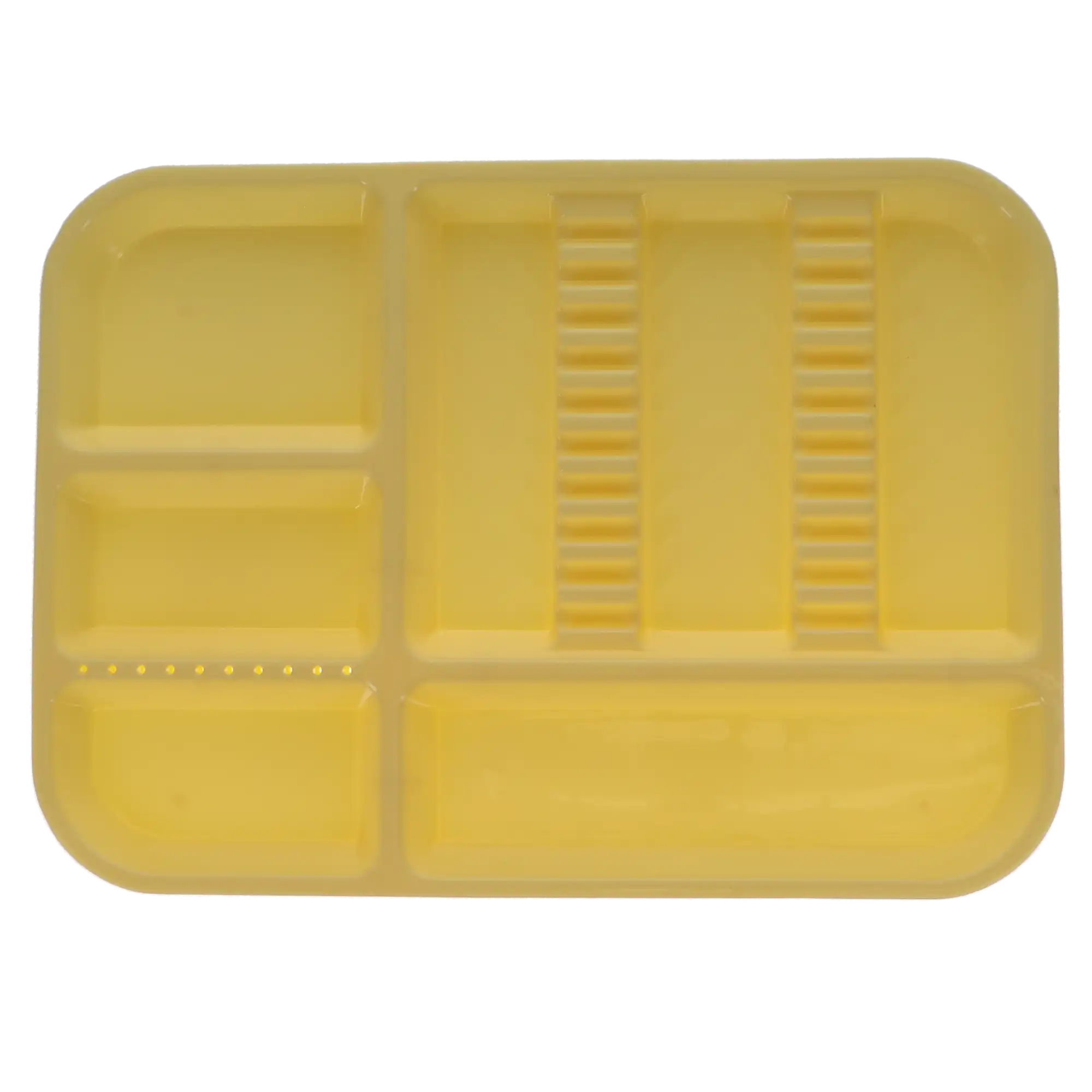 Plasdent Divided Set-Up Tray, Size B (Ritter), Yellow, 13-1/2" x 9-5/8" x 7/8", 1/Pk, 300BD-3 thumbnail 4