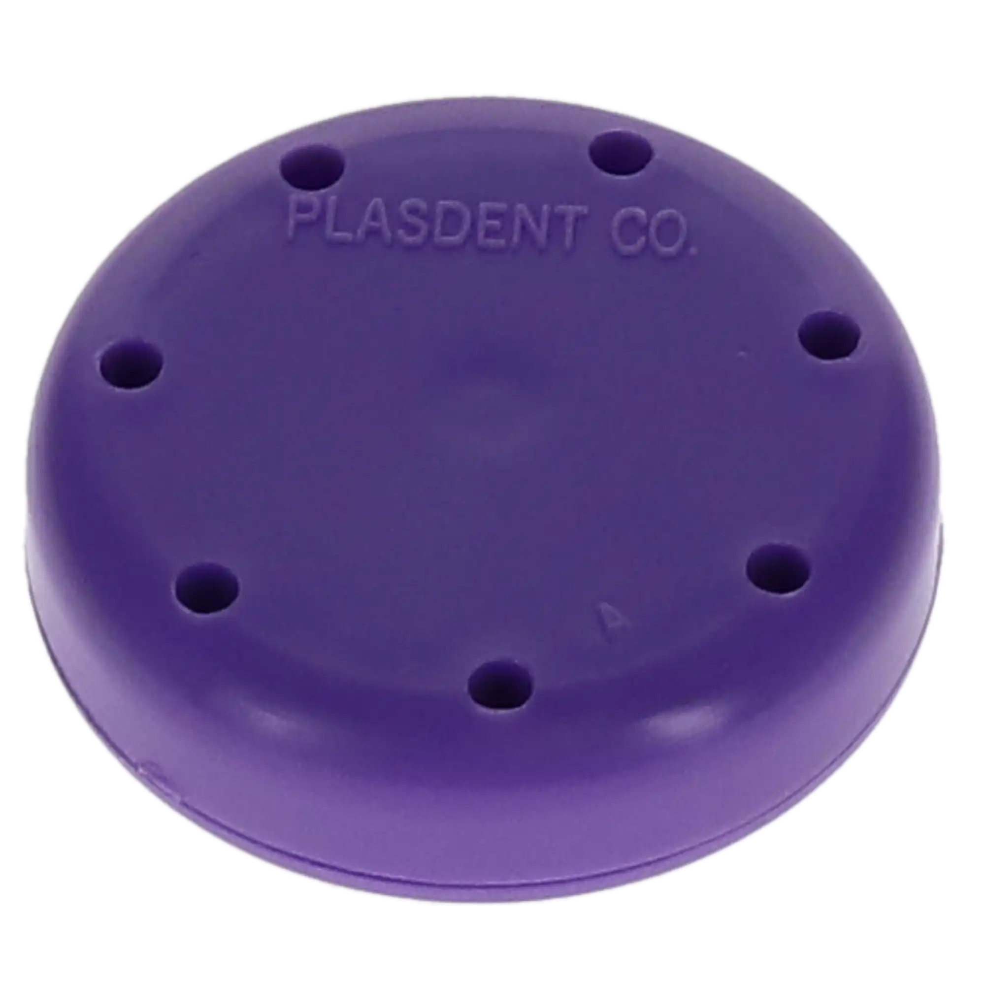 Plasdent Magnetic Bur Block, 7-Hole, Small Round, Neon Purple, 1/Pk, 400BSS-10 thumbnail 2