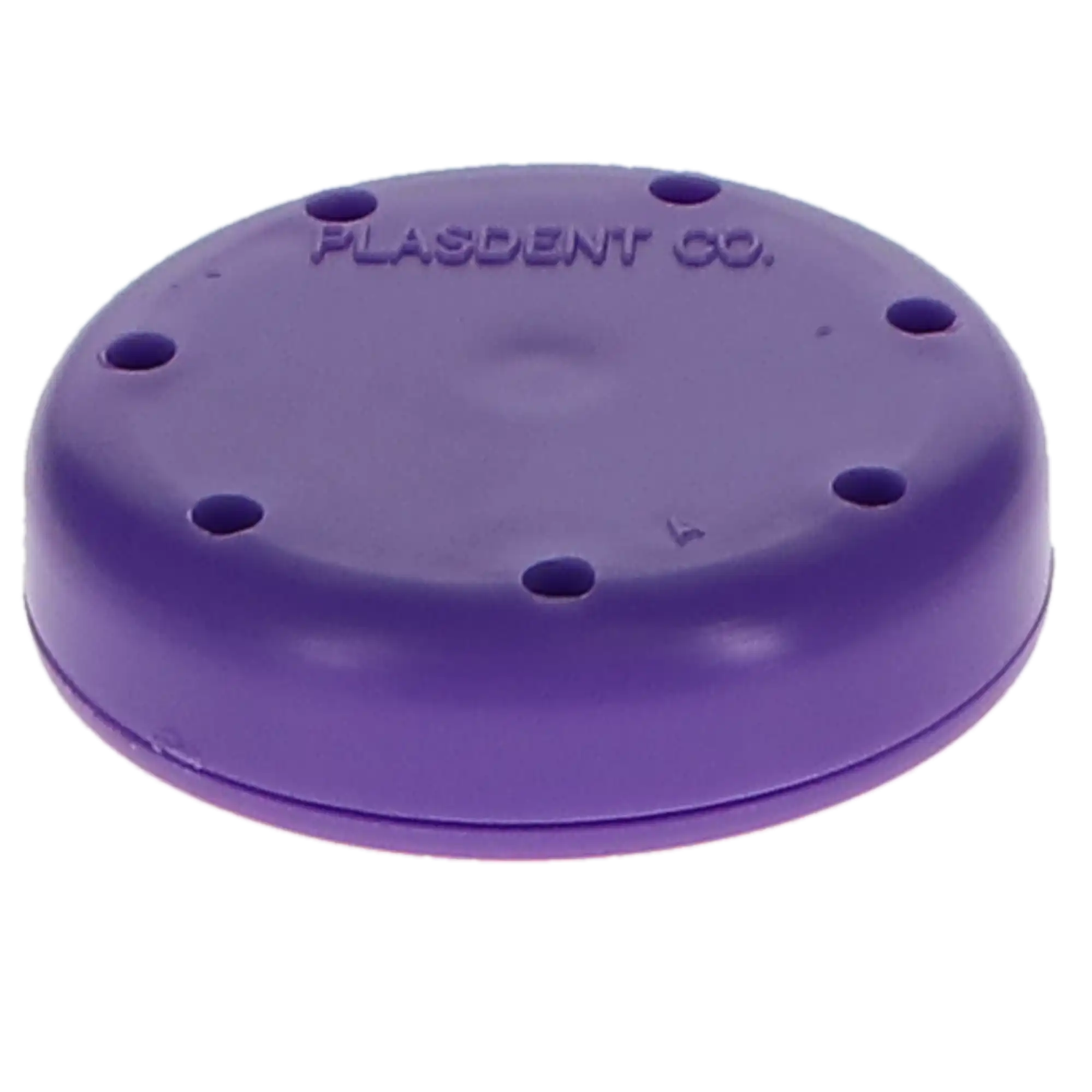 Plasdent Magnetic Bur Block, 7-Hole, Small Round, Neon Purple, 1/Pk, 400BSS-10 thumbnail 3