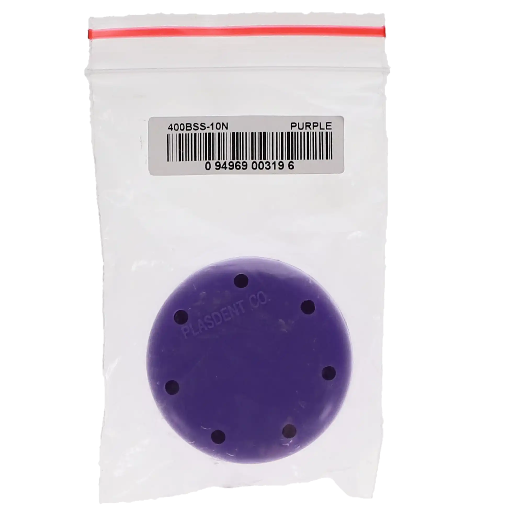 Plasdent Magnetic Bur Block, 7-Hole, Small Round, Neon Purple, 1/Pk, 400BSS-10 thumbnail 5