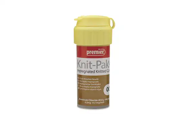 Knit-Pak+ Impregnated Knitted Retraction Cord, Size 1, Aluminum Chloride, Blue, 100" (254 cm), 1/Pk, 9007564 thumbnail 2