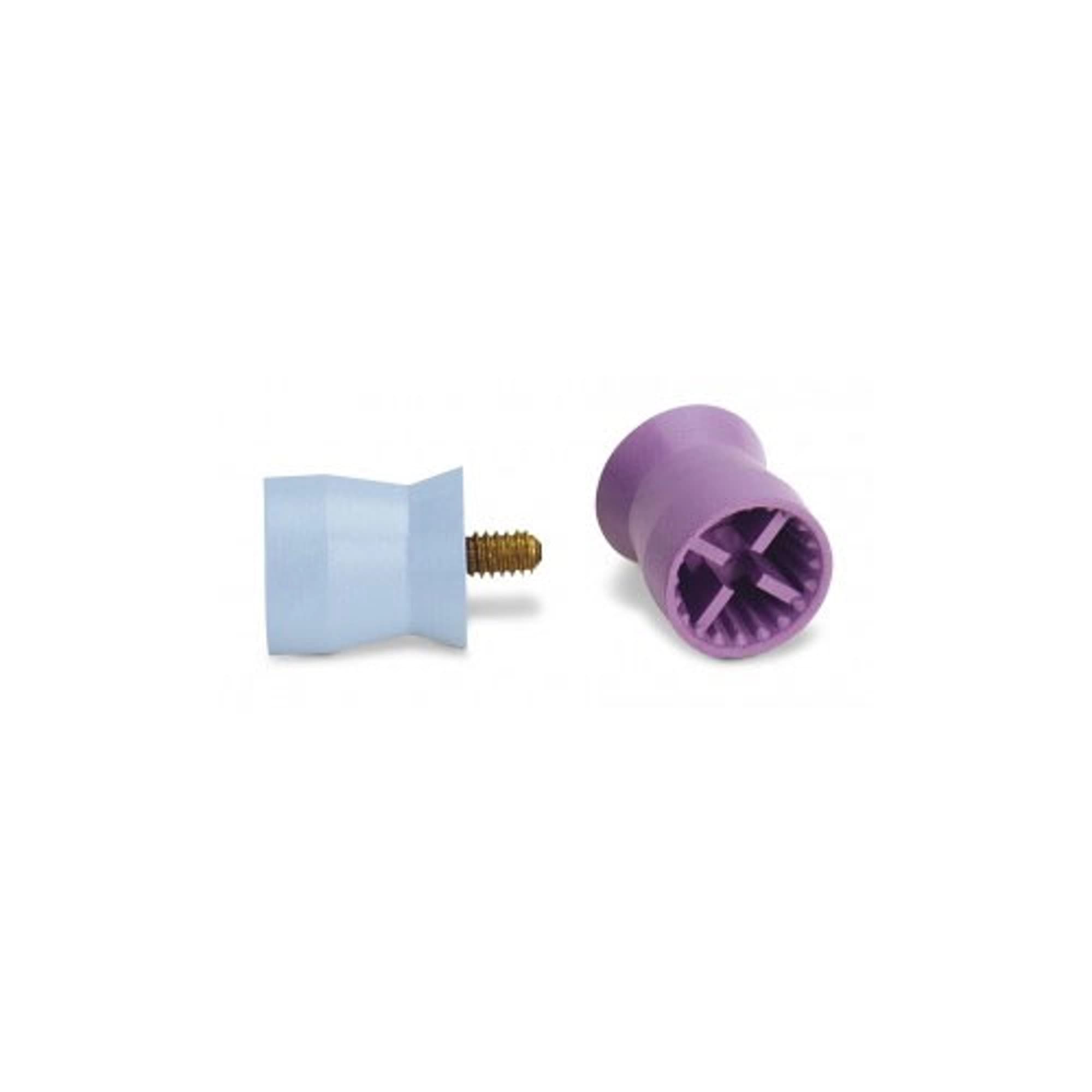 Young Webbed Screw Type Prophy Cup, Petite, Latex Free, Soft, Purple, 144/Pk, 054605 - Young Webbed Screw Type Prophy Cup, Petite Latex Free, Soft, Purple, economy, 054605 - Image 1