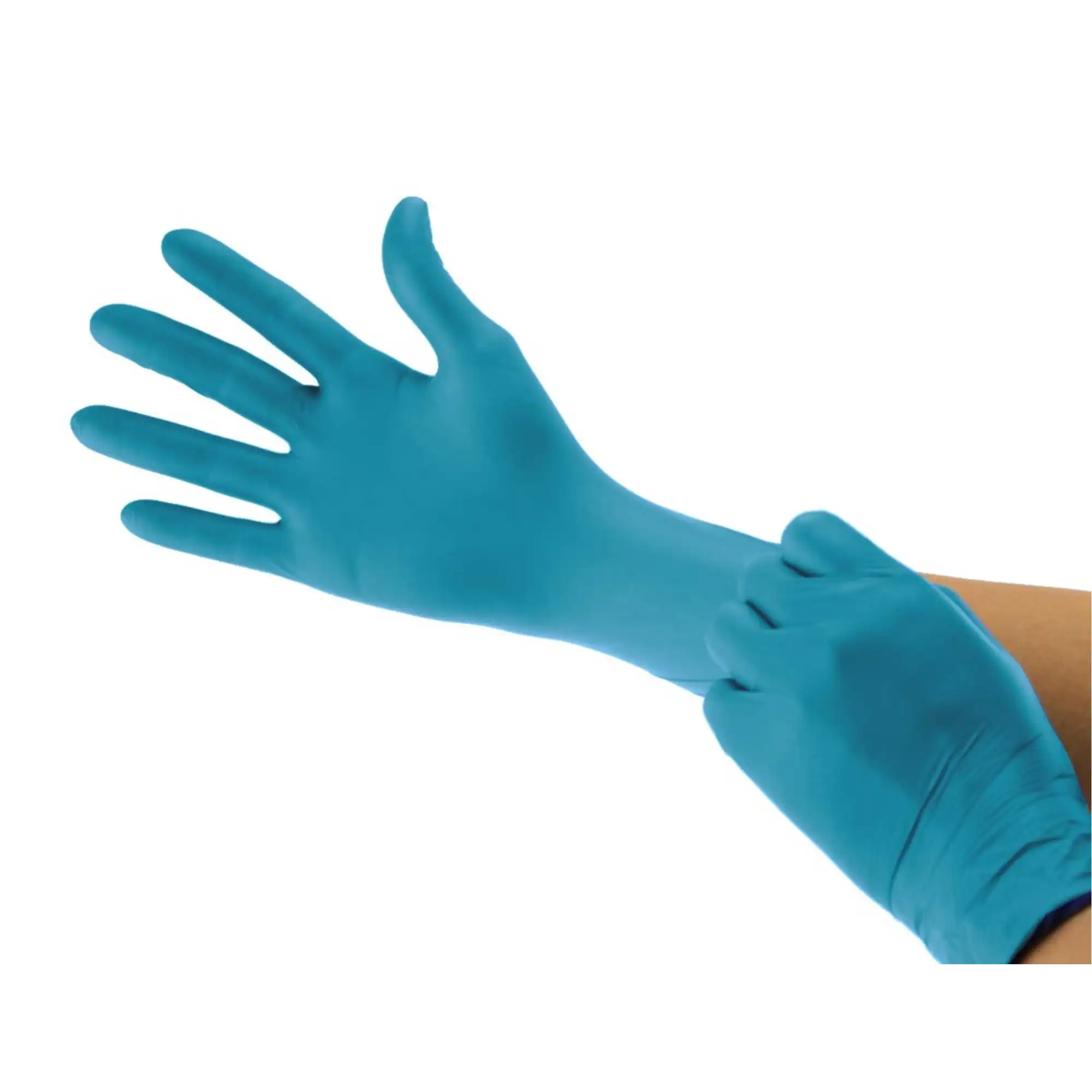 Cranberry LUXE Nitrile Exam Gloves, Powder Free, Non-Sterile, Large, Azure Blue, 300/Box, CR3668 thumbnail 9
