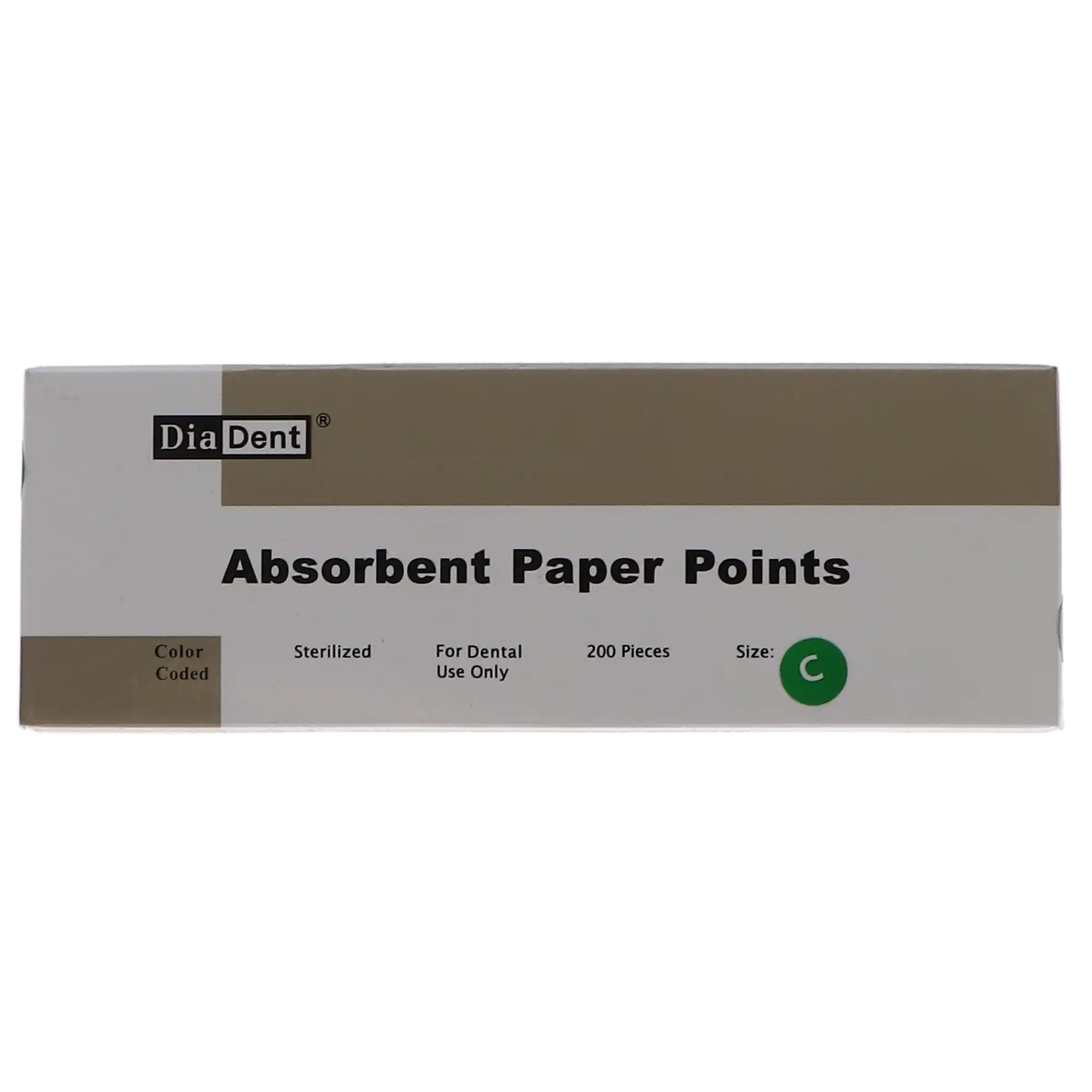 Diadent Absorbent Paper Points, Coarse, Non-Marked, Cell Pack, 200/Pk, Sizes 202-305 thumbnail 6