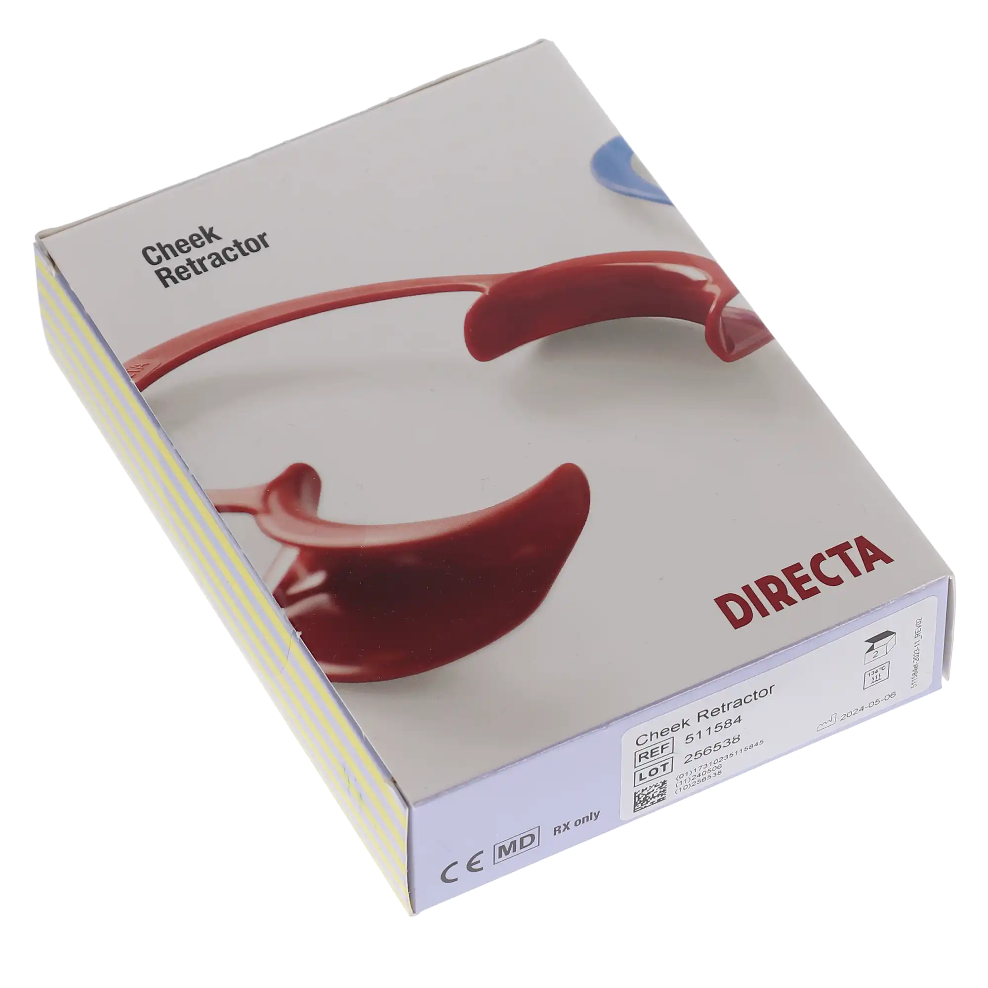 Directa Dental Cheek Retractor, Adult, Blue, 2/Pk, 511584 thumbnail 4