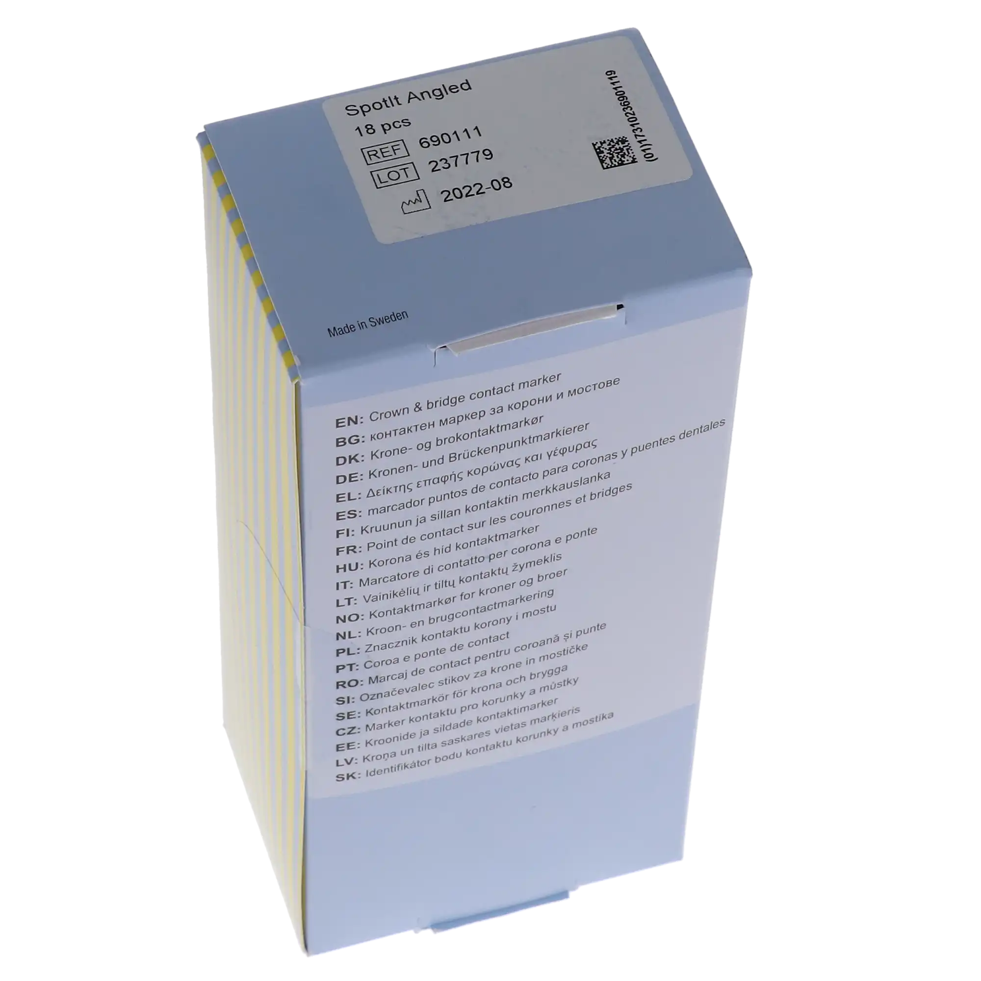 SpotIt C&B Contact Finder Angled Refill, 18/Pack, Blue, 690111 thumbnail 4