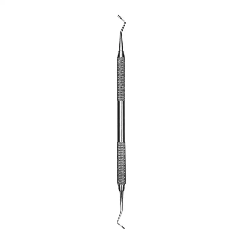 Hu-Friedy #204 Indiana University Fort Wayne Double-End Sickle Scaler, #6 Satin Steel Handle, SIUFW2046 thumbnail 2