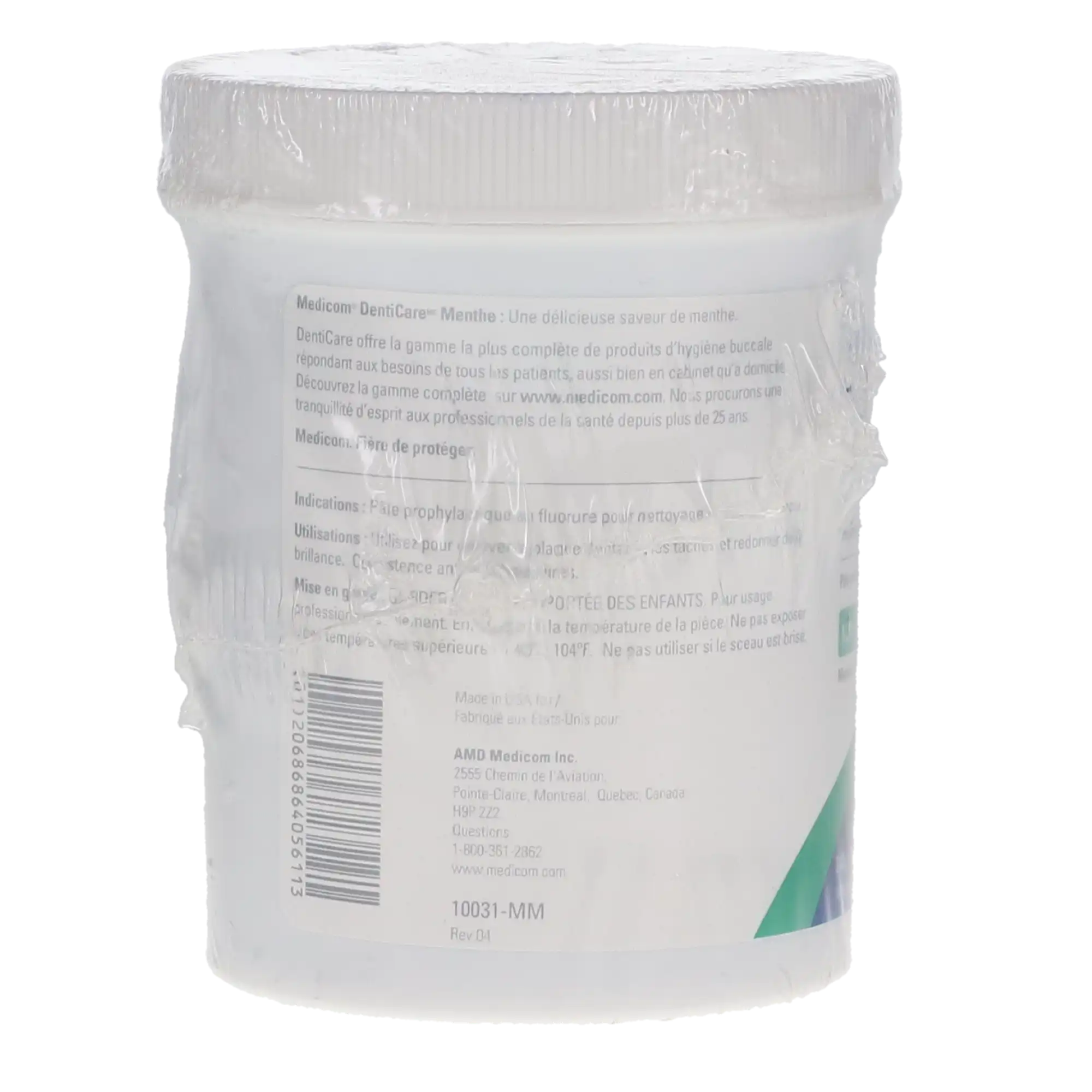 DentiCare Pro-Polish Prophy Paste with Fluoride, Medium Grit, Mint, 340 g (12 oz) Jar, 1/Pk, 10031-MMUN thumbnail 2