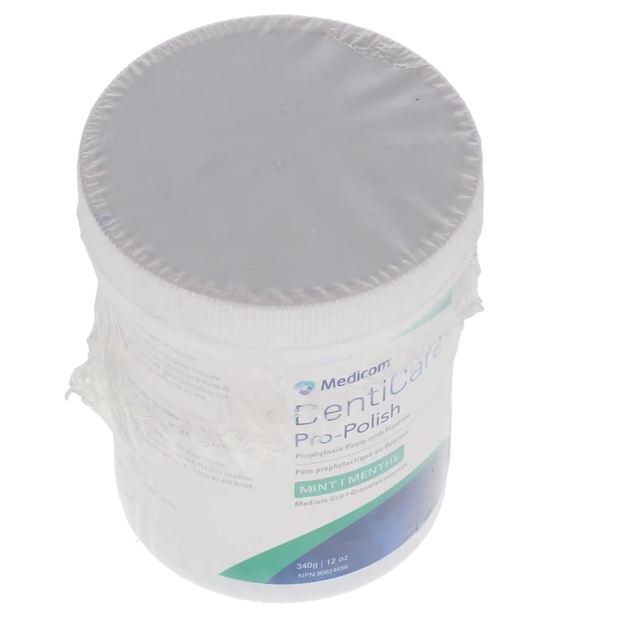 DentiCare Pro-Polish Prophy Paste with Fluoride, Medium Grit, Mint, 340 g (12 oz) Jar, 1/Pk, 10031-MMUN thumbnail 4