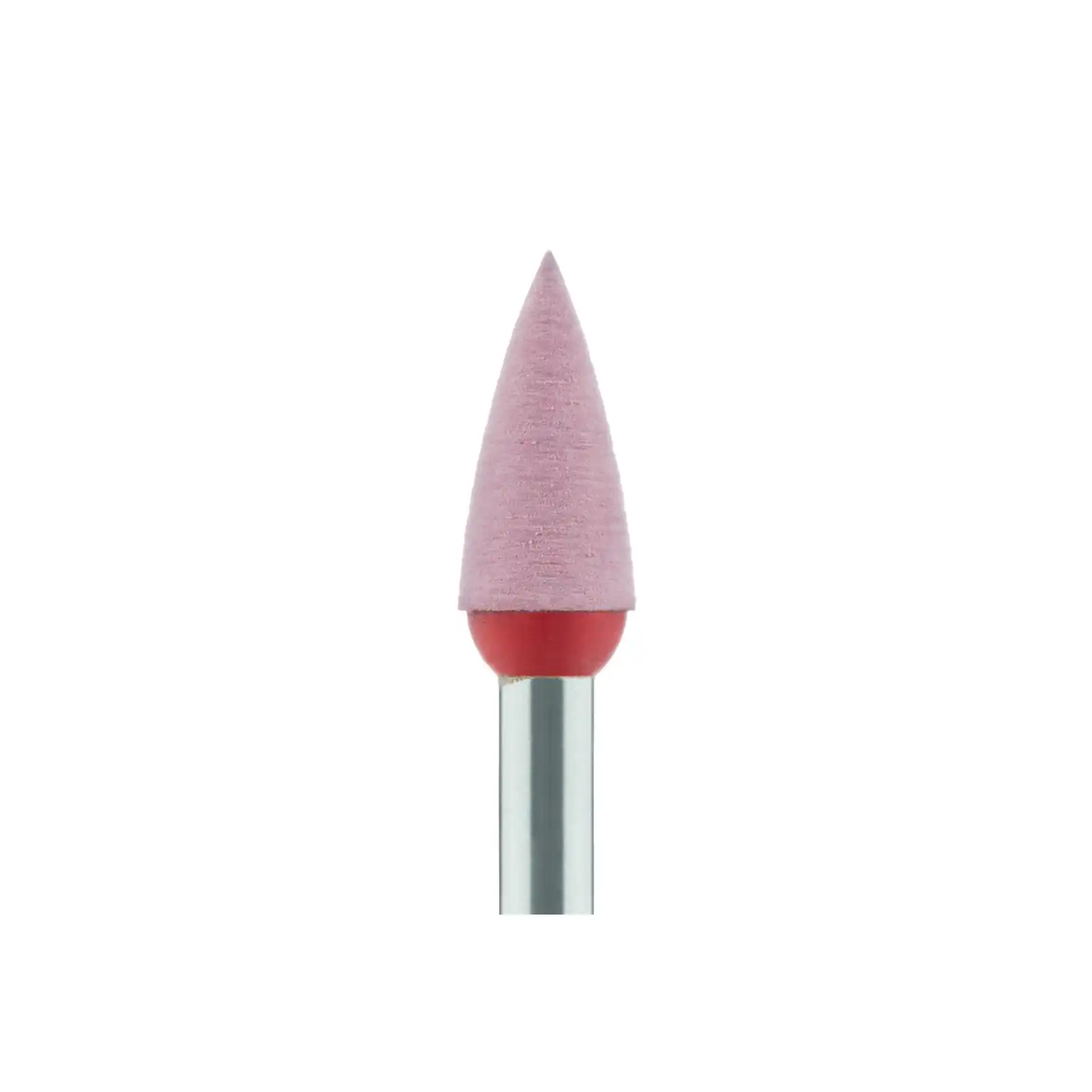 Meisinger Porcelain Polisher, Flame, Fine, Red/Orange, RA, 4.0 mm, 2/Pk, 9743F-040-RA-R/O thumbnail 3