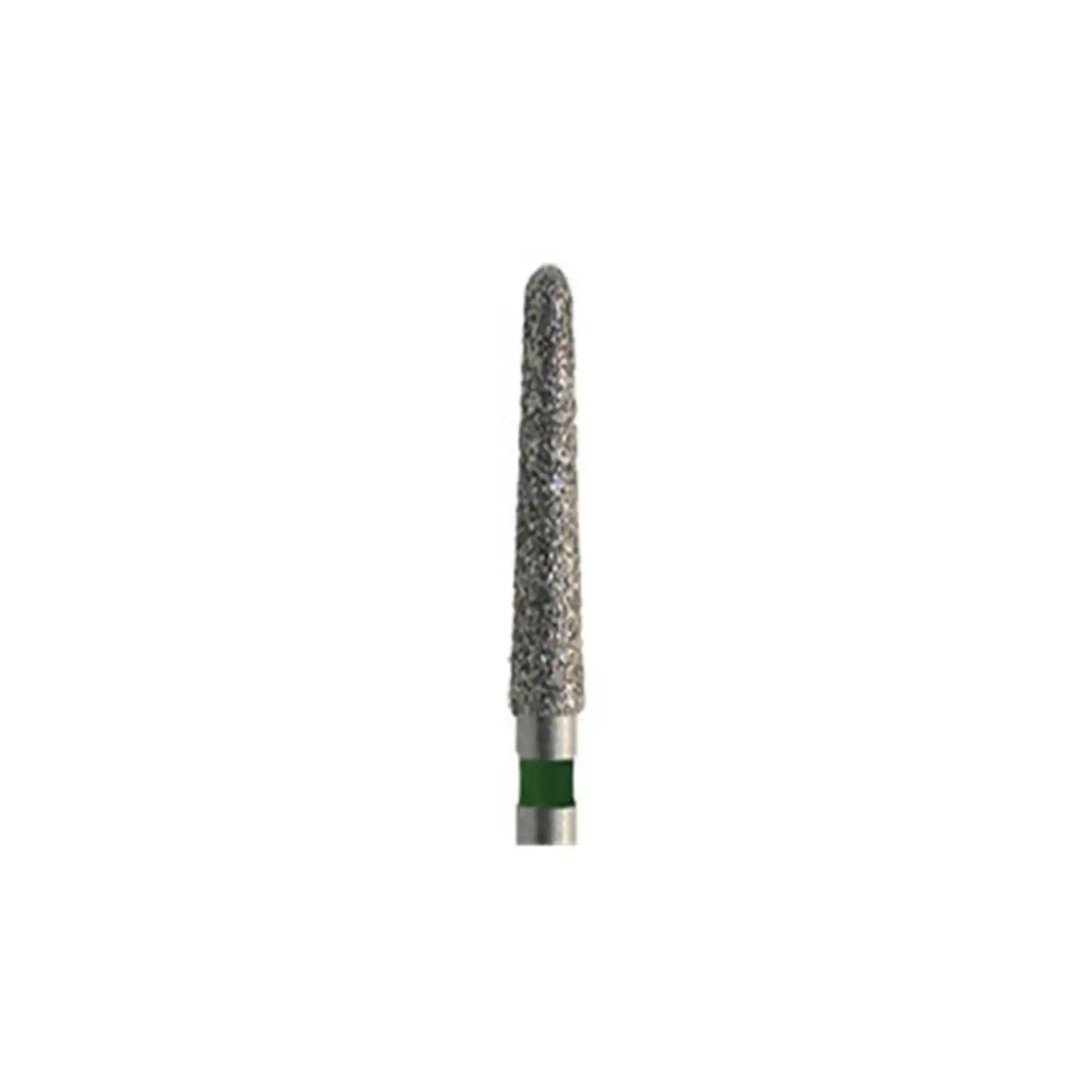 Meisinger Diamond Bur 850G-021, Round End Taper, Coarse (Green), FG, 2.1mm Head, 8mm Working Length, 5/Pk thumbnail 3