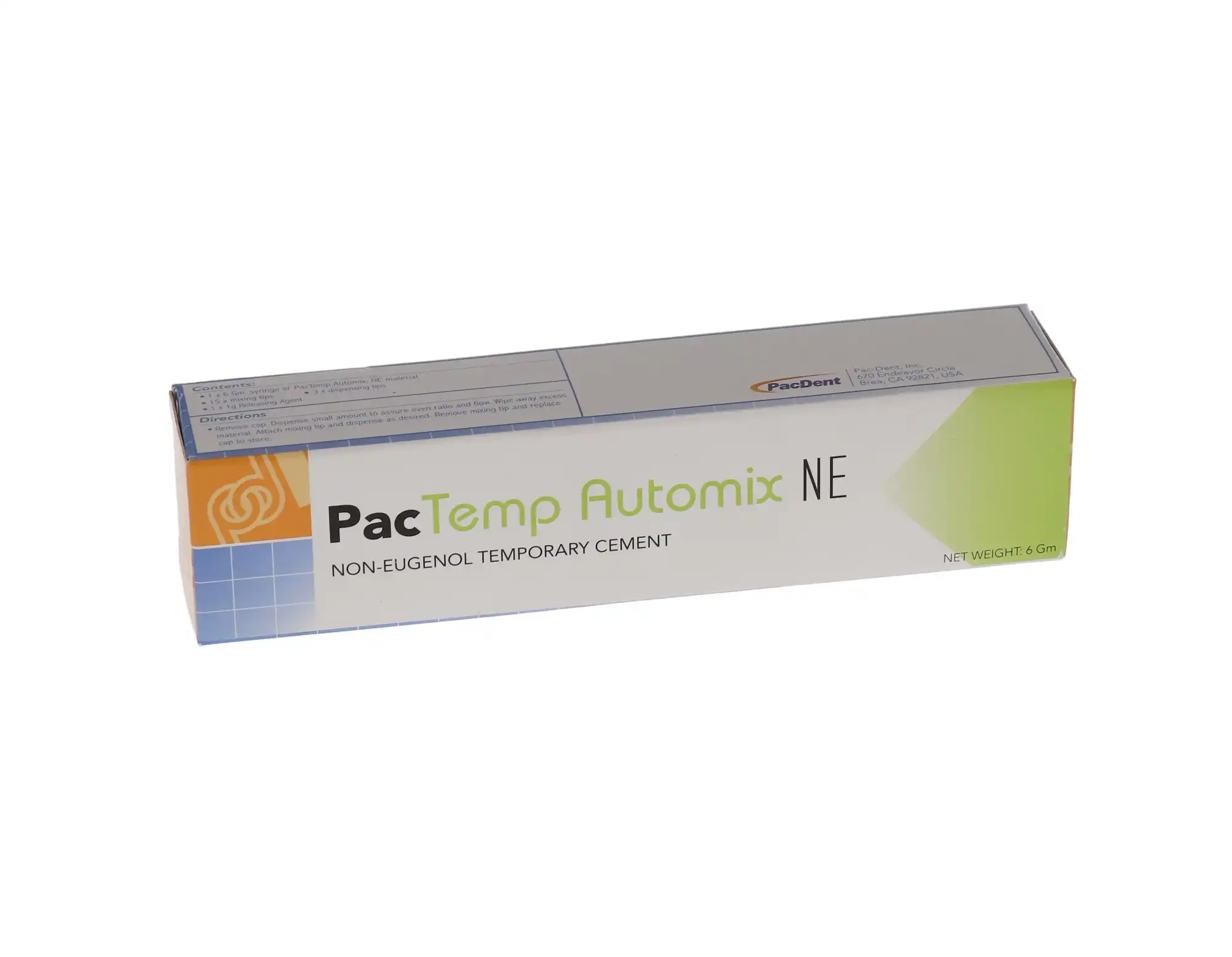 PacTemp™ Automix NE Non-Eugenol Temporary Cement, 6g Syringe with Releasing Agent and 15 Mixing Tips, PD-130 thumbnail 16