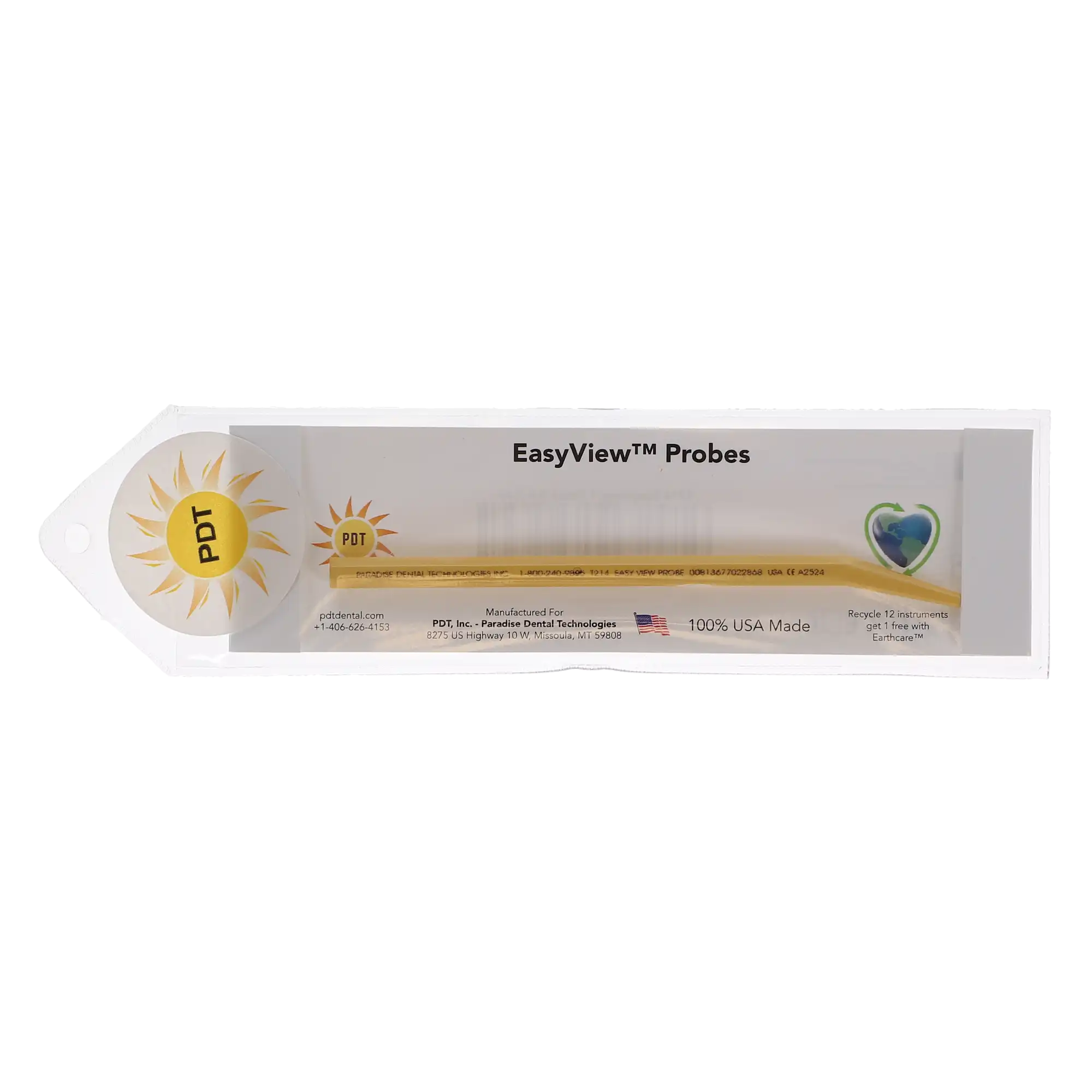 PDT EasyView Plastic Probe, 3-5-7-10mm, Yellow, Single End, 1/Pk, T214 thumbnail 4