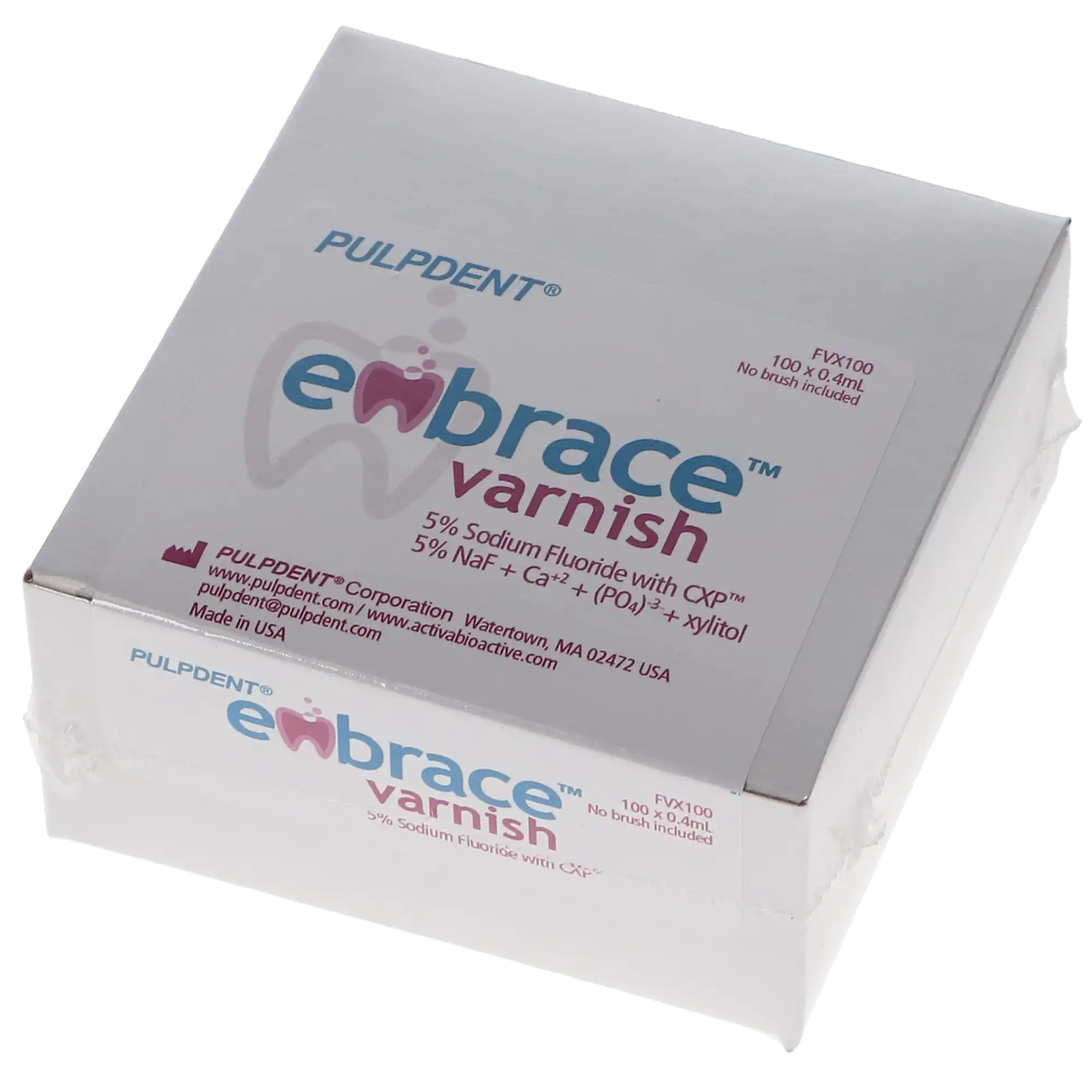 Embrace Varnish, 5% Sodium Fluoride with CXP, Unit Dose, 0.4 mL, Bubblegum, 100/Pk, FVX100 thumbnail 6