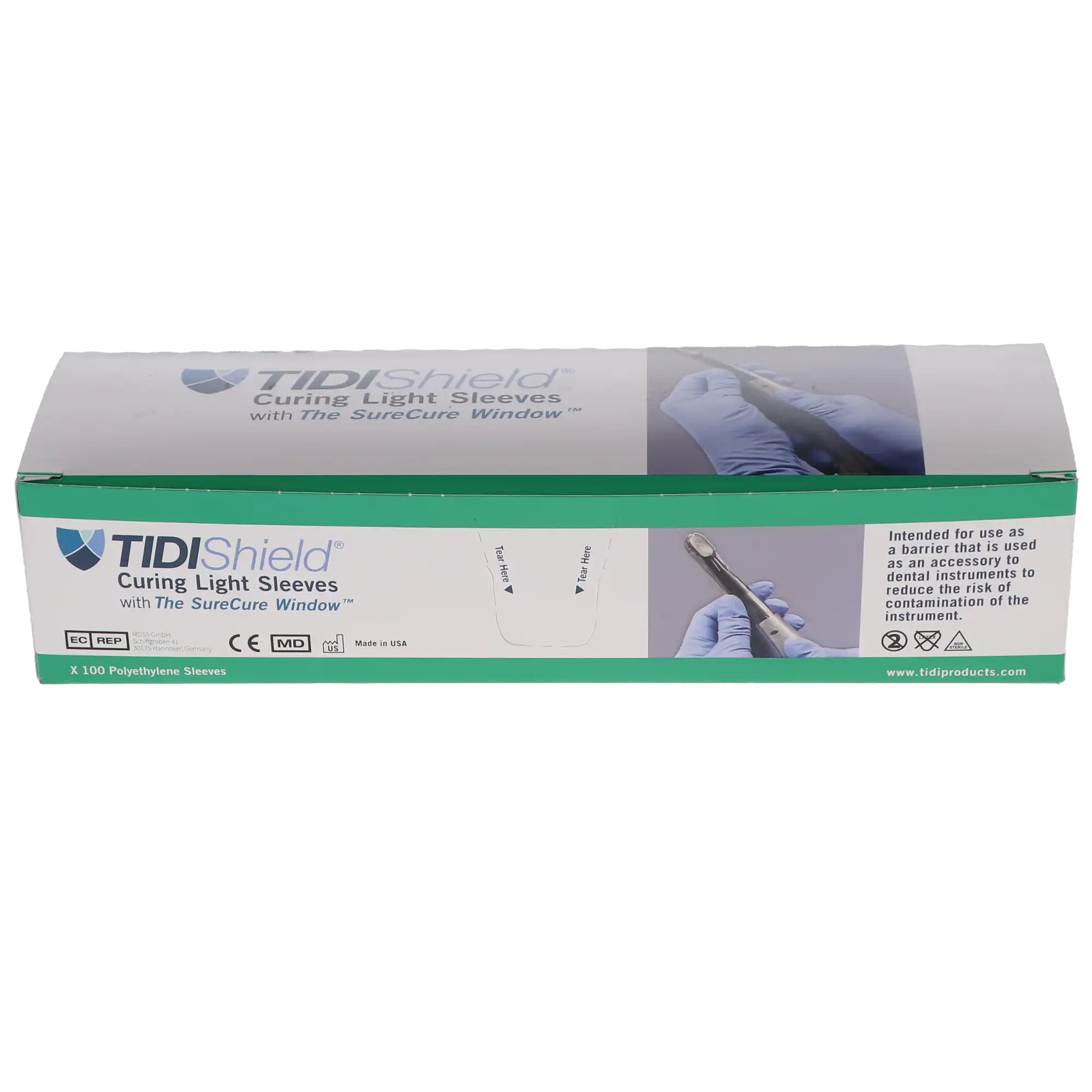 TIDIShield Curing Light Sleeve, Ivoclar Bluephase Style, SureCure Window, Latex-Free, 100/Box, 21102 thumbnail 9
