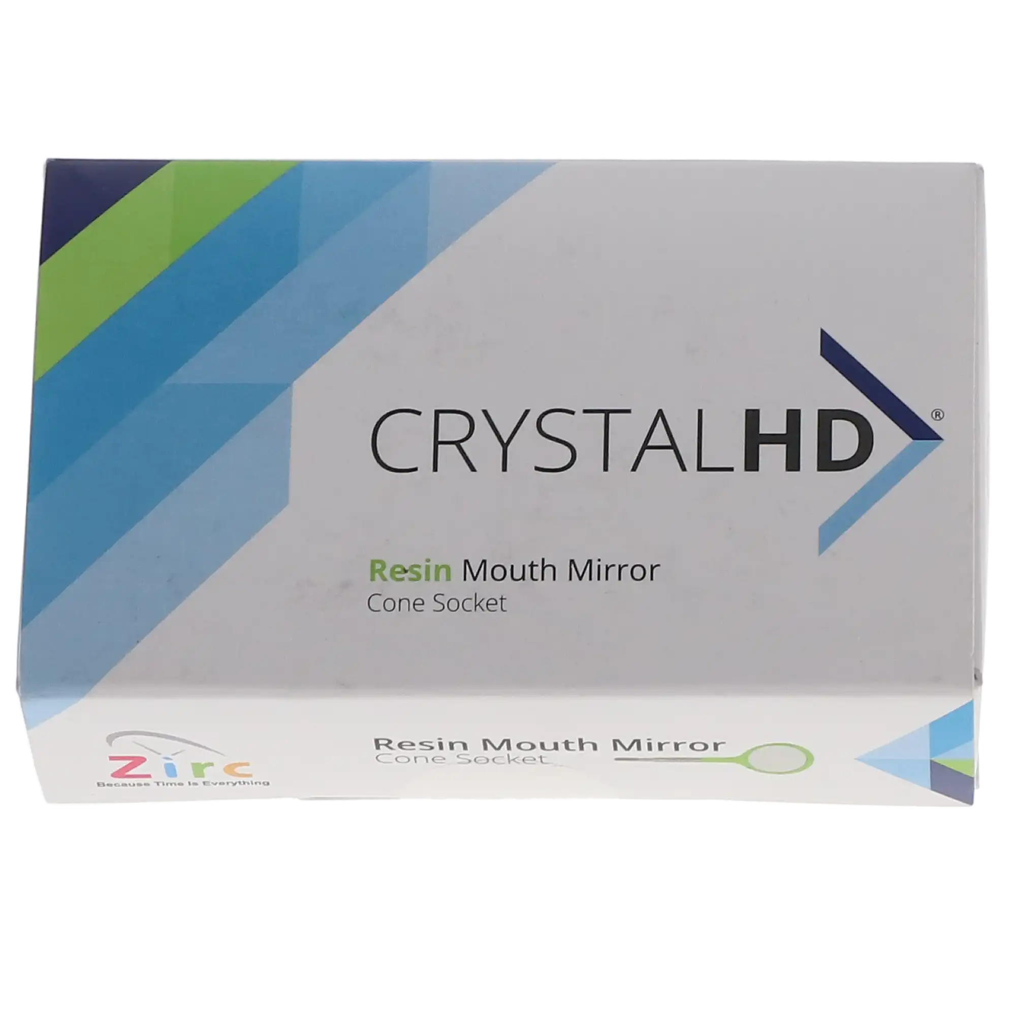 Crystal HD #5 Mouth Mirror Head, White, Plastic, Cone Socket, 12/Pk, 50Z372A thumbnail 4
