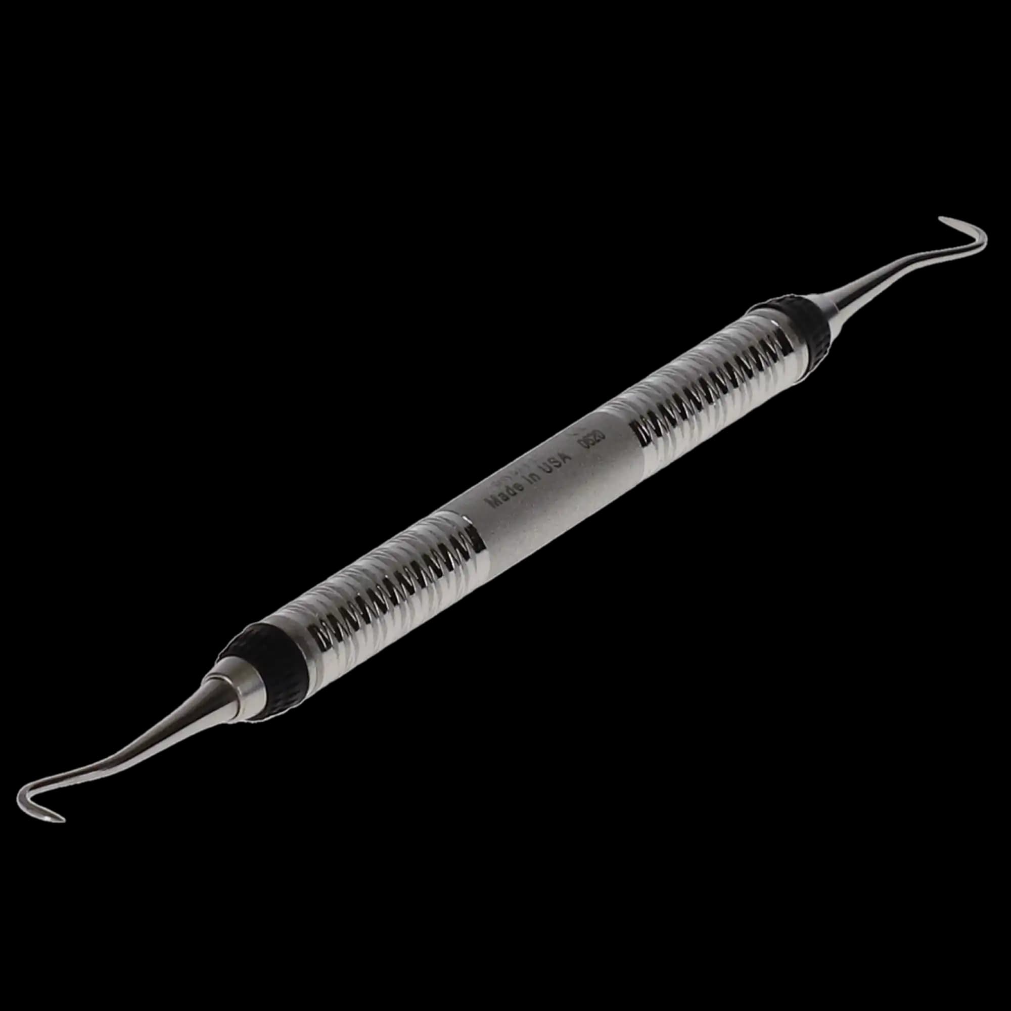 Hu-Friedy H6/H7 Hygienist Sickle Scaler, Double End, #7 Satin Steel Colours Handle, SH6/77 thumbnail 4