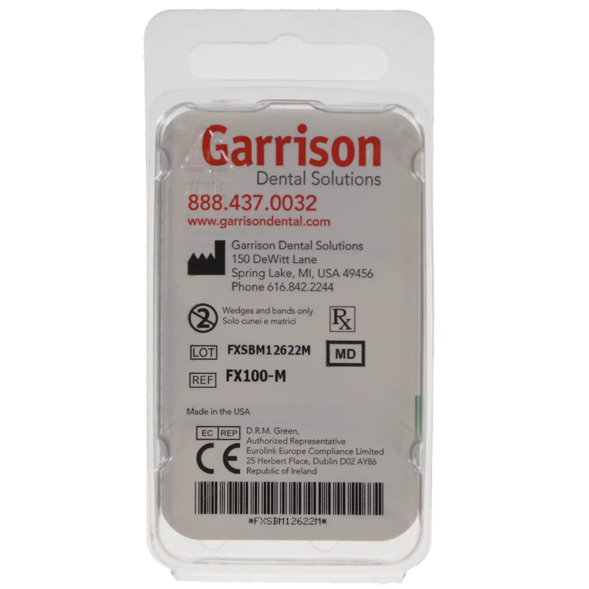 Garrison Composi-Tight® 3D Fusion™ Full Curve Matrix Bands, Bicuspid (Premolar), Gray, 4.4 mm, 50/Pack, FX100-M thumbnail 7