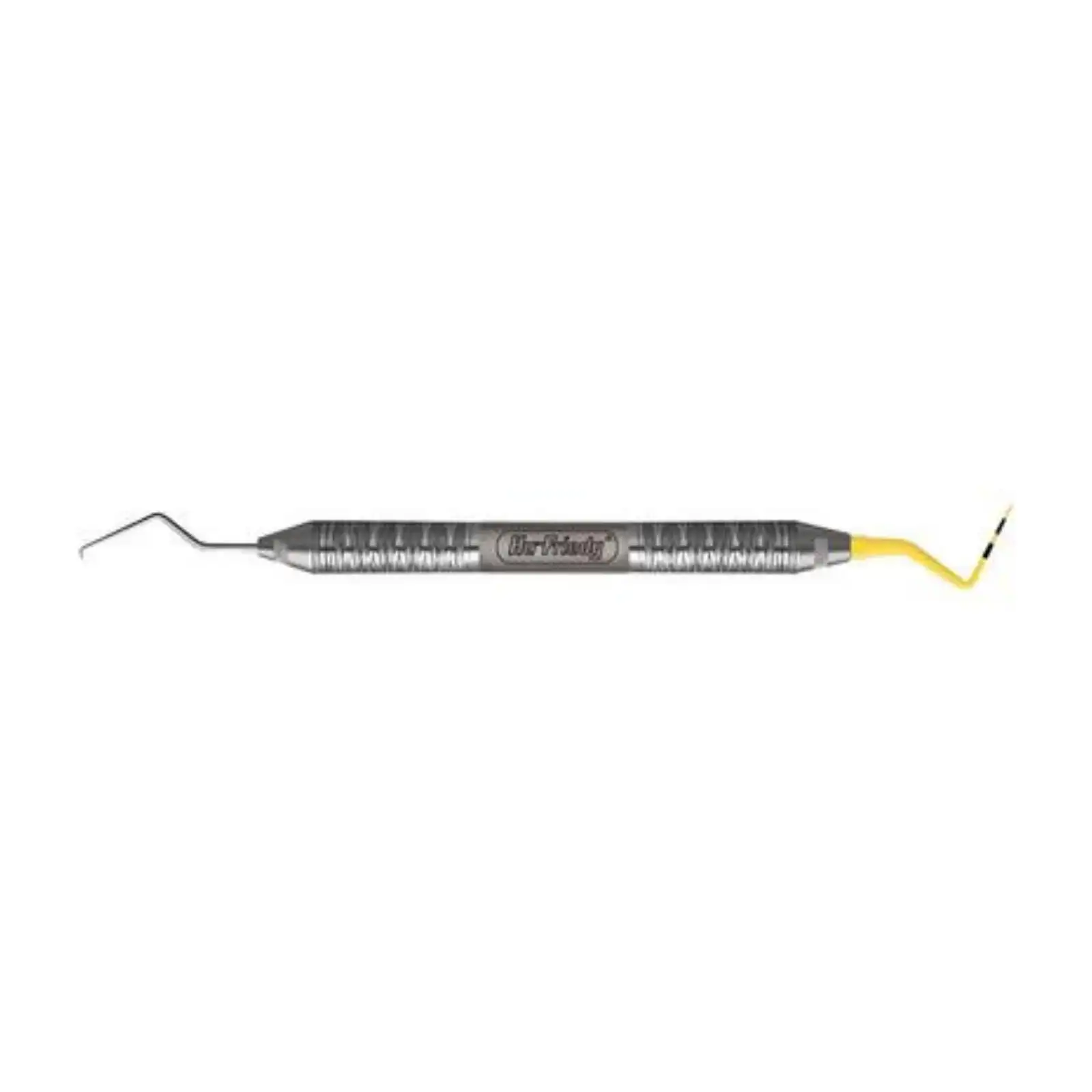 Hu-Friedy ColorVue Expro TU17 Double-Ended Explorer/Probe Handle, #6 Satin Steel, XPTU17/PH6 thumbnail 2