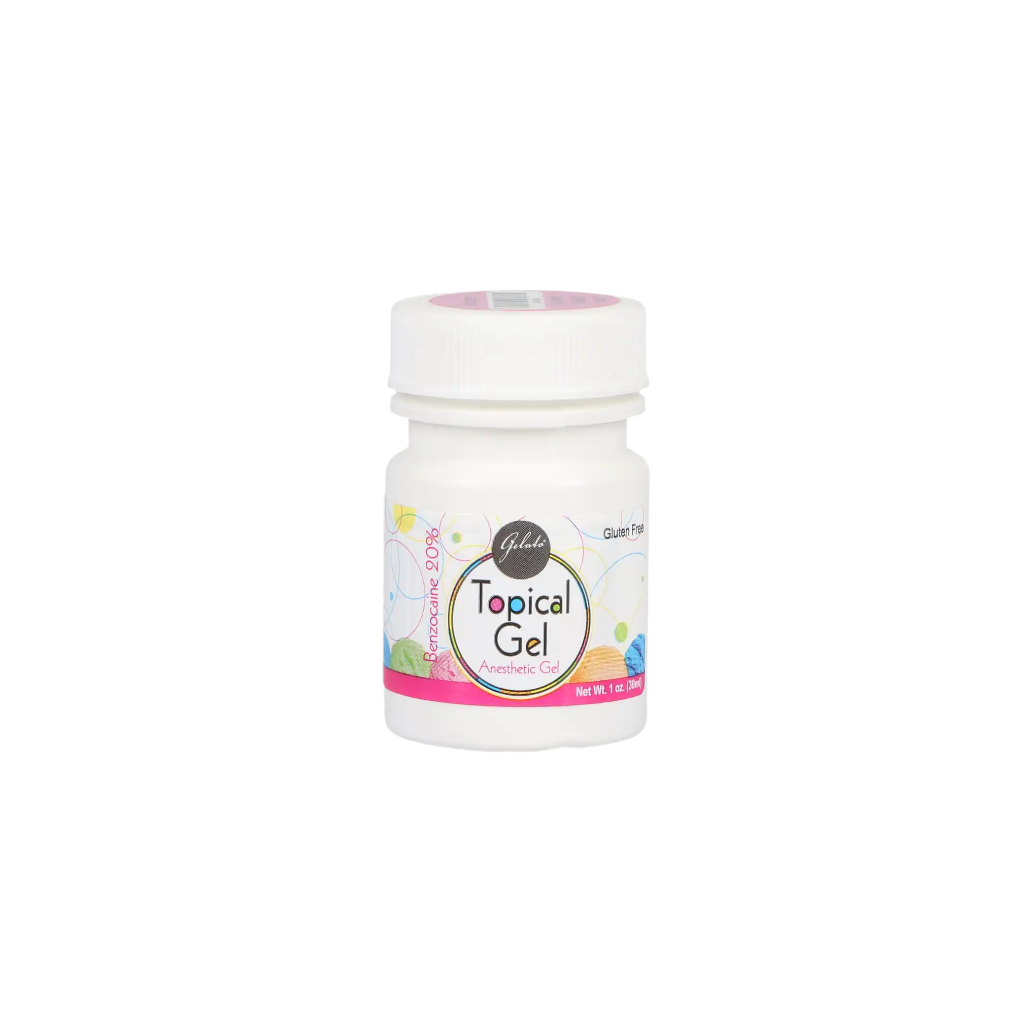 Gelato Topical Anesthetic Gel, 20% Benzocaine, Raspberry, 1 oz (30 g) Jar, 1/Pk, 03-02019 thumbnail 6